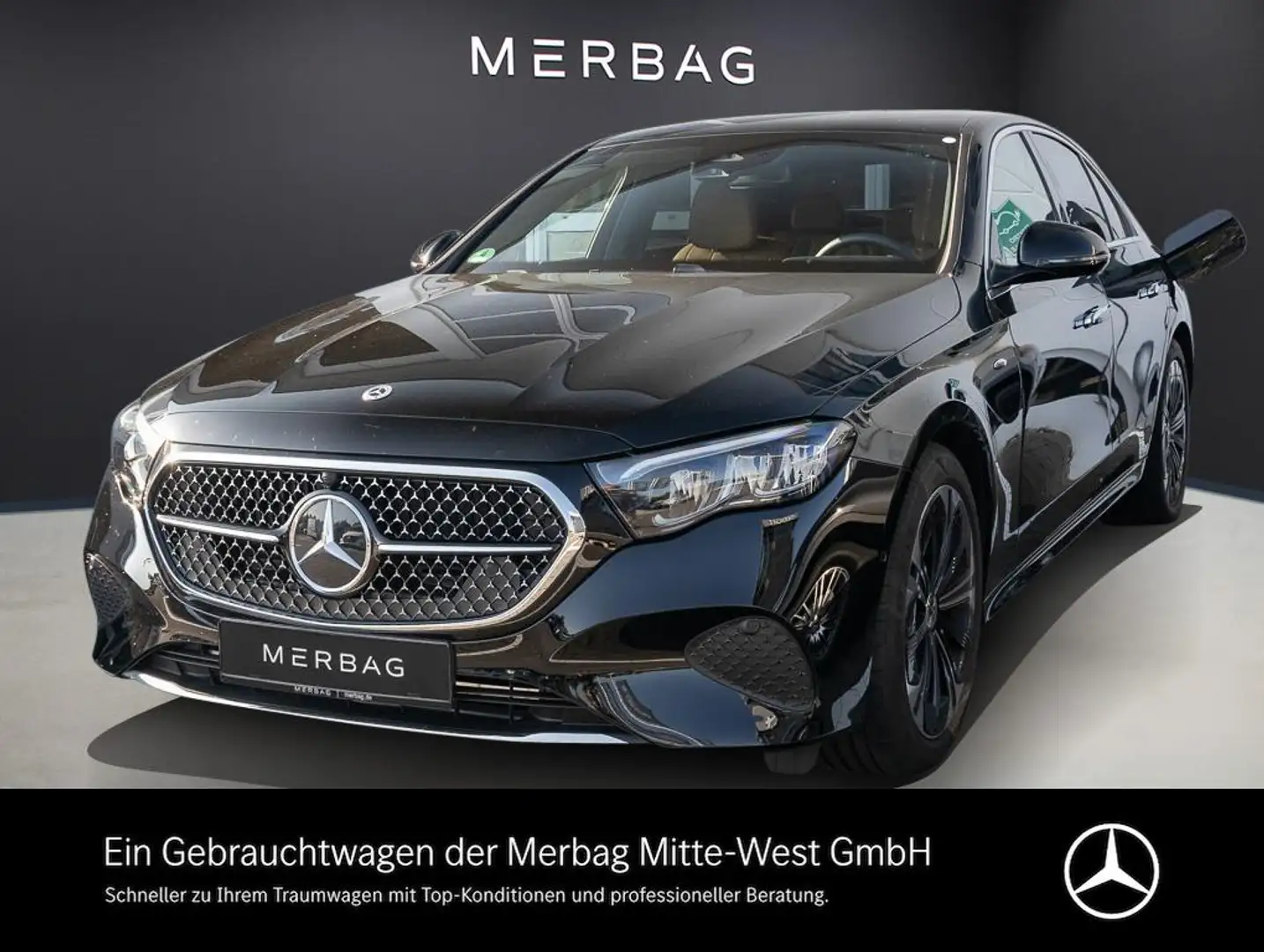 Mercedes-Benz E 300 e 4MATIC Limousine mit EQ Hybrid Technologie Schwarz - 1