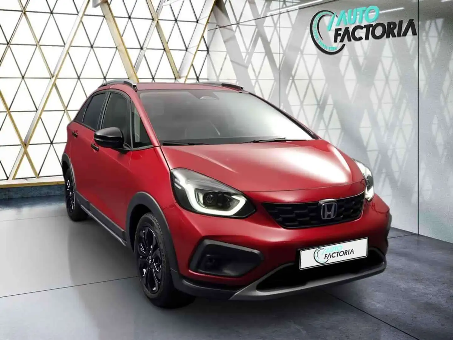 Honda Jazz 1.5 HYB 122cv BVA Crosstar +GPS+CAM+LED+Options Rood - 2