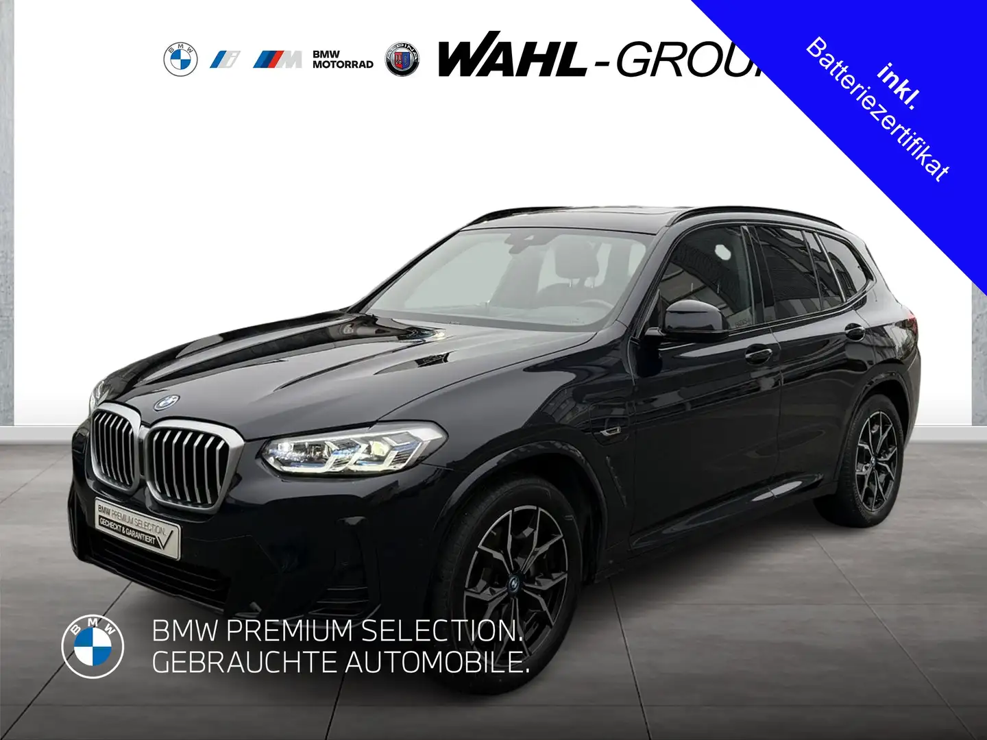 BMW X3 xDrive30e M Sport AHK Panorama HeadUp Laser Innova Schwarz - 1