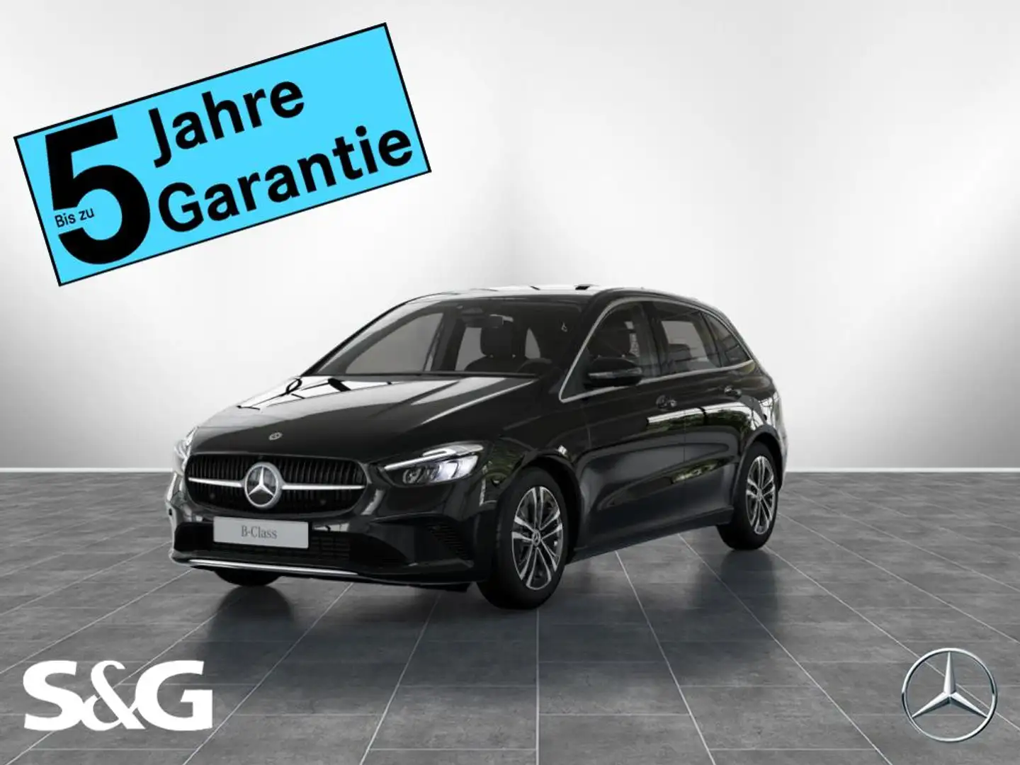Mercedes-Benz B 200 d PROGRESSIVE Distro+RüKam+LED+AHK+Smartph Zwart - 1