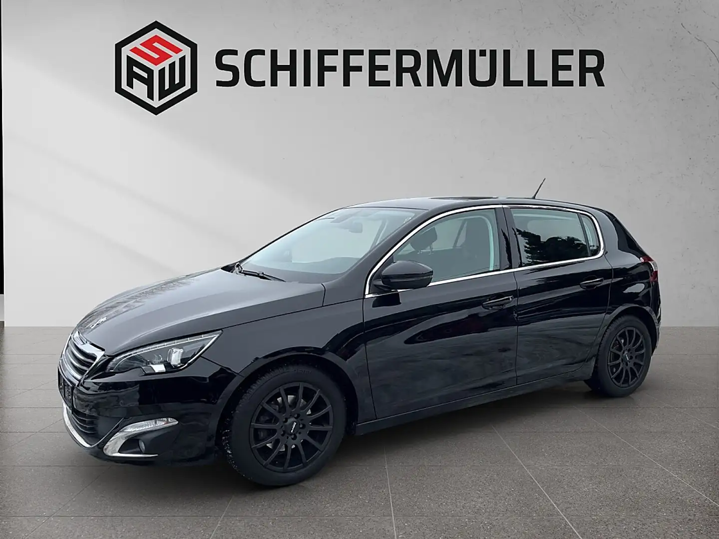 Peugeot 308 1,2 PureTech Allure S&S Aut. Schwarz - 1