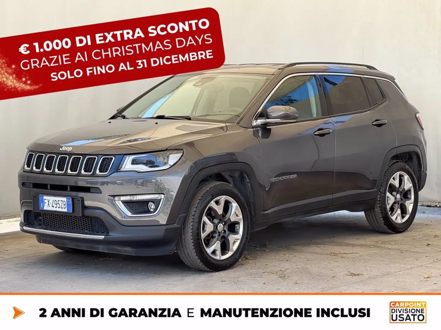 Jeep Compass 1.4 m-air limited 2wd 140cv my19 Grigio - 1