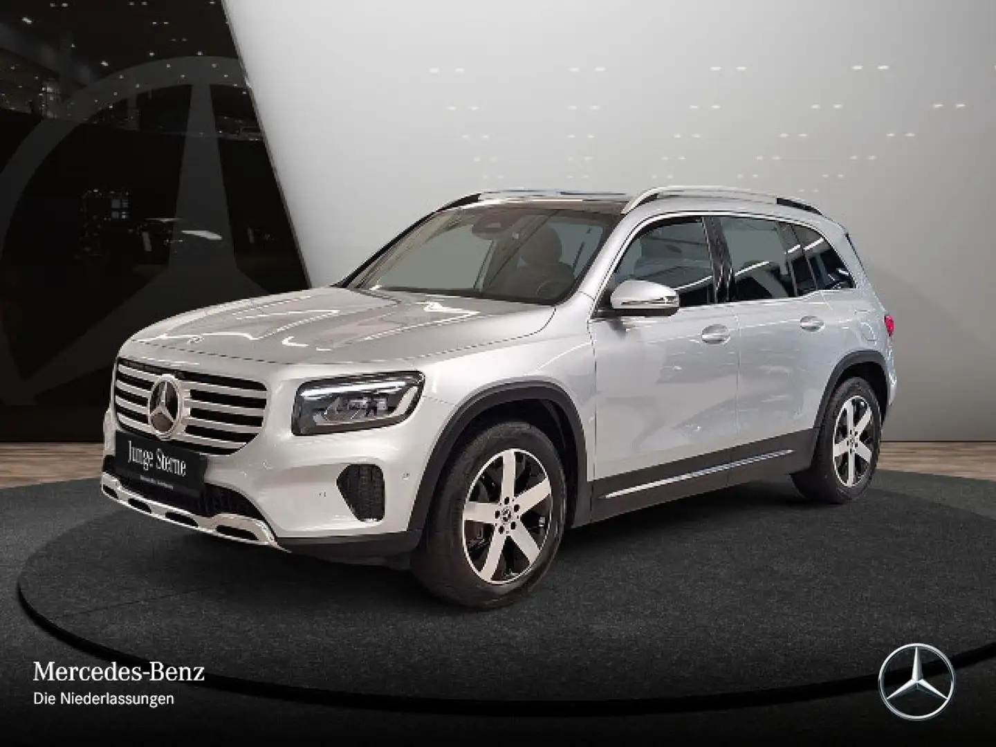 Mercedes-Benz GLB 200 d PROGRESSIVE+PANO+360°+LED+TOTW+8G Argent - 2