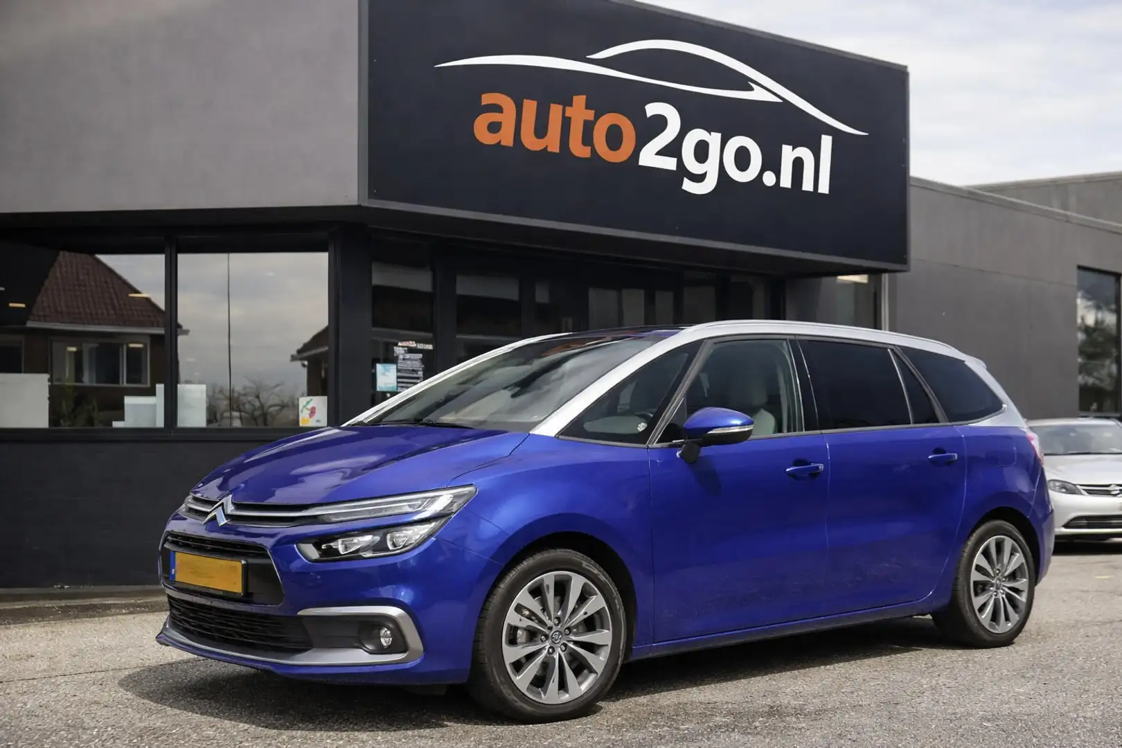 Citroen Grand C4 Picasso 1.2 PANODAK 7 PERSOONS NAVI CAMERA LED LMV PDC Blau - 1
