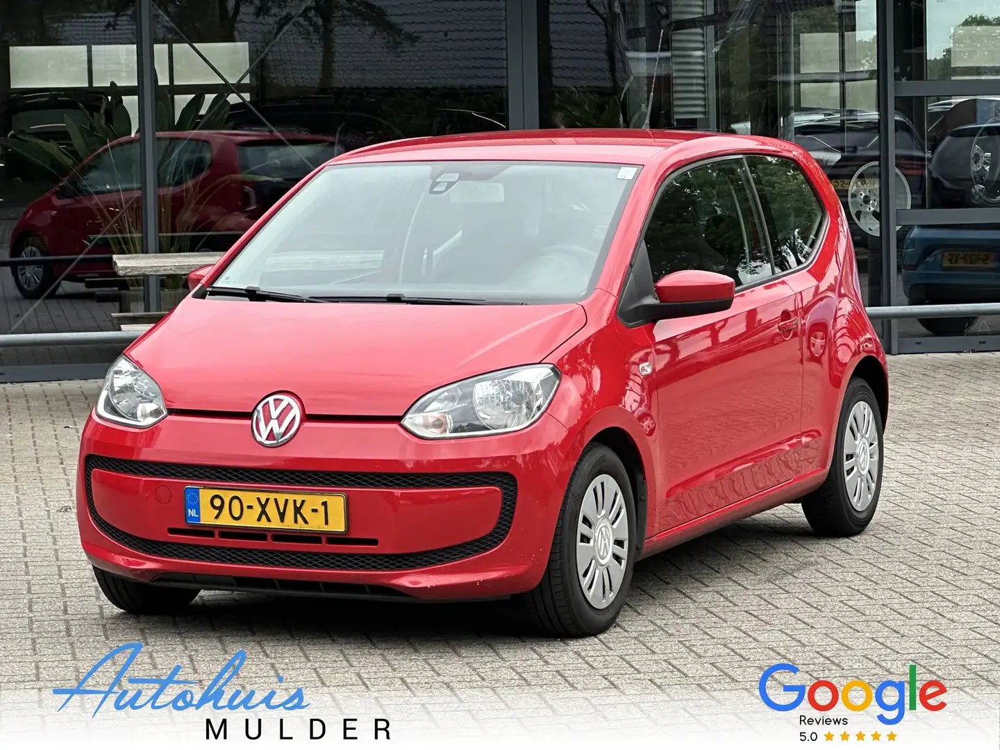 Volkswagen up! 1.0 move up! BlueMotion Airco/Elktr pakket NAP Rood - 1