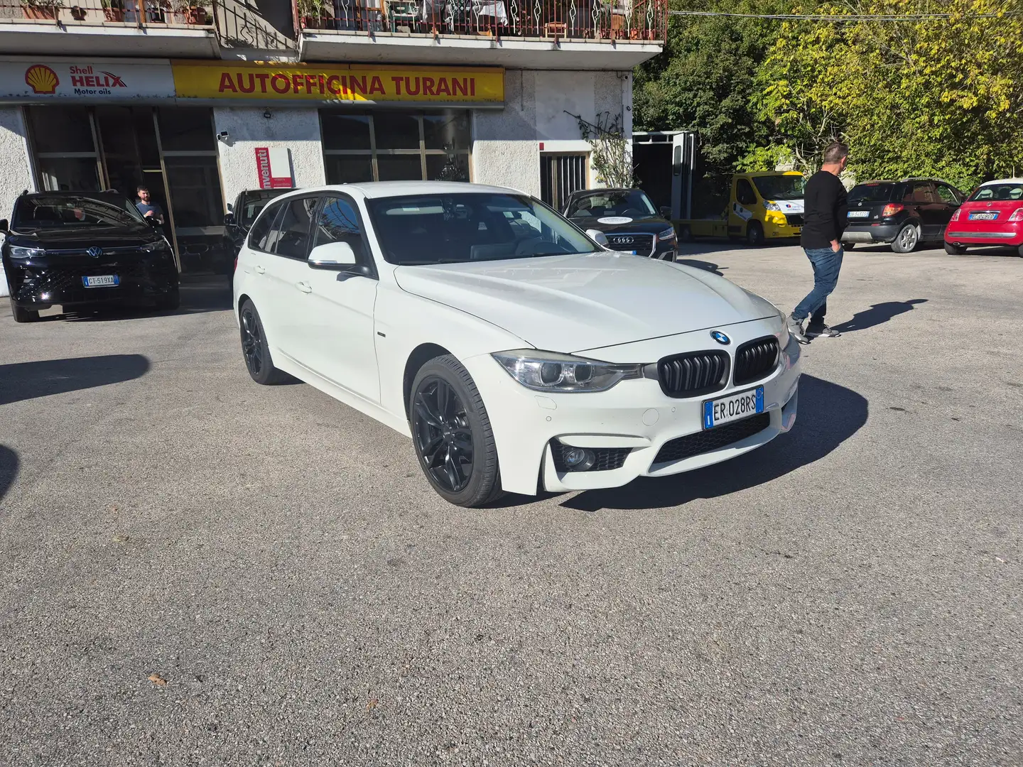 BMW 320 320d Touring SPORT auto#MOTORE 3000KM Bianco - 1