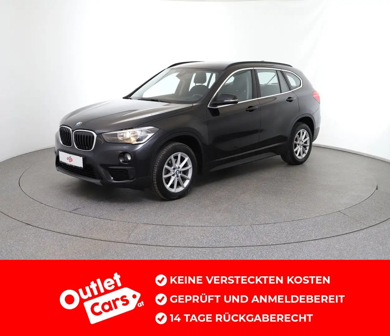 BMW X1 sDrive16d Black - 1