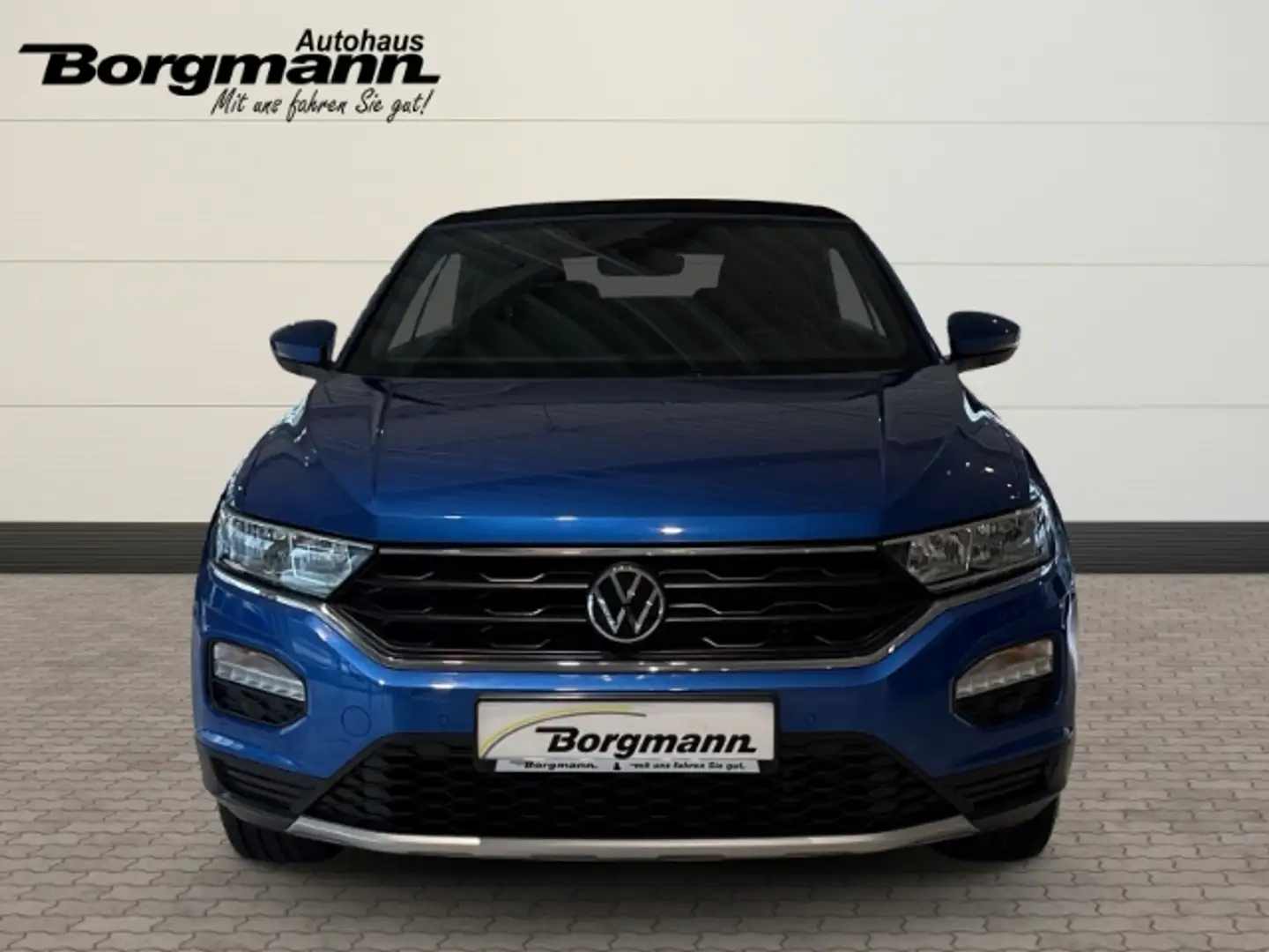 Volkswagen T-Roc Cabriolet Style EU6d TSI 1.0 AHK-abnehmbar Navi AC Blau - 2