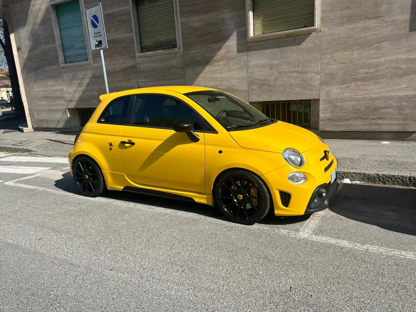 Abarth 595 stage 3 over 200cv Gelb - 1