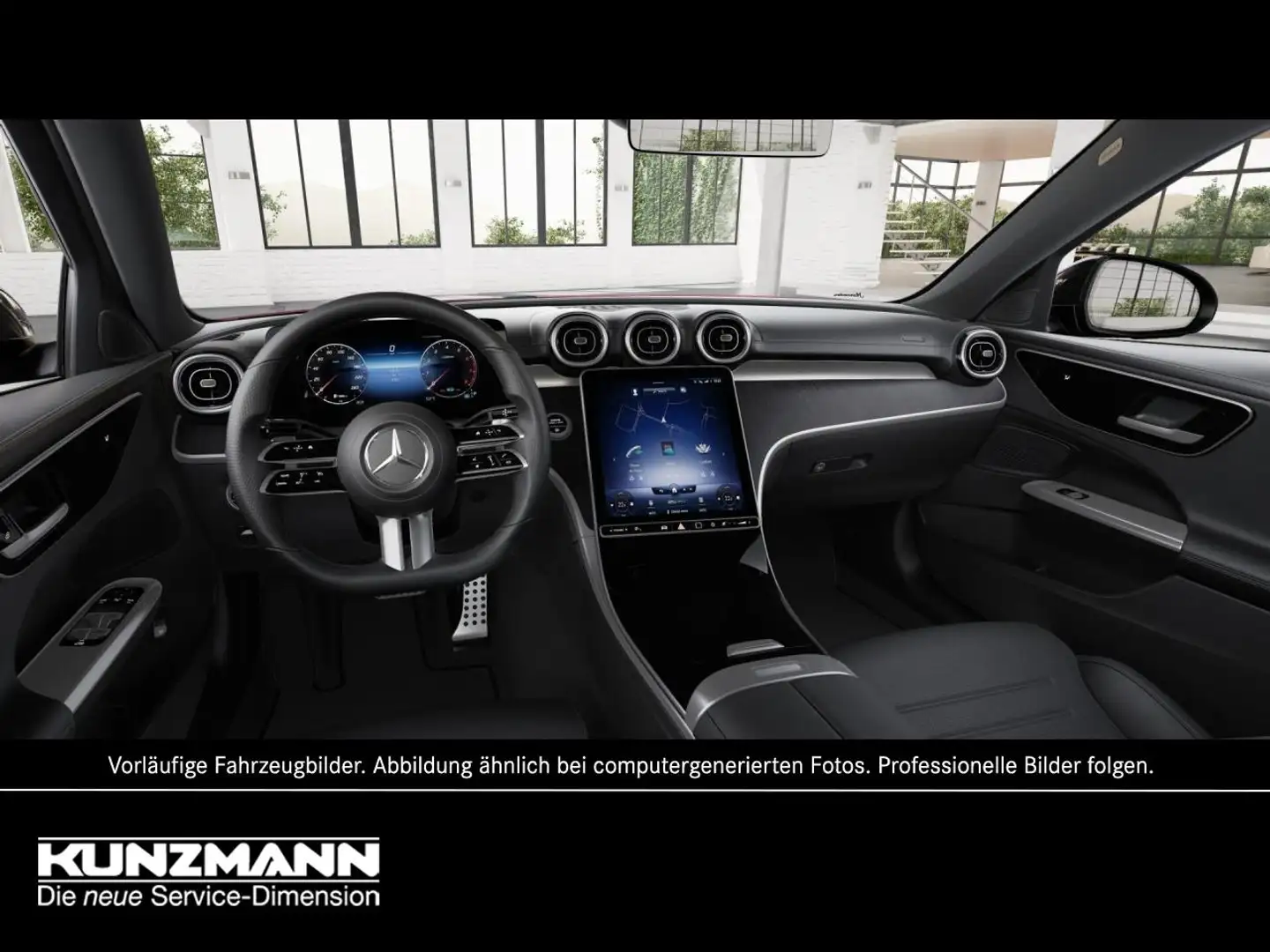 Mercedes-Benz C 180 AMG Night MBUX Navi Kamera Klima Rot - 2