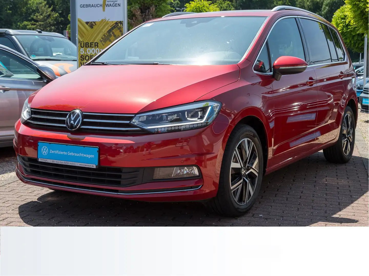 Volkswagen Touran 1.5 TSI DSG HIGHLINE PANO AHK ASSIST+ KAM Rot - 2