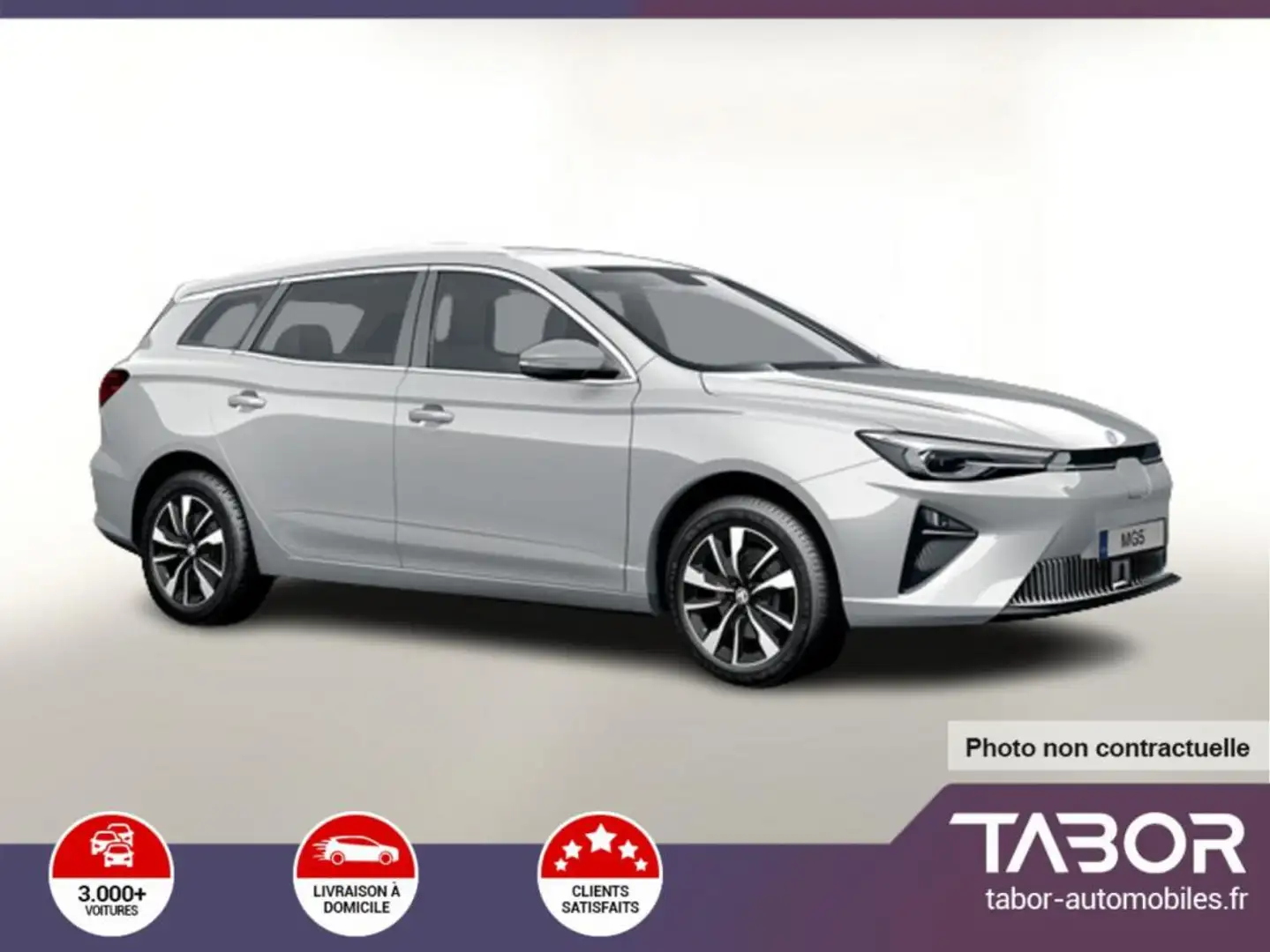 MG MG5 61kWh Comfort LED GPS ACC keyl cam Argent - 1