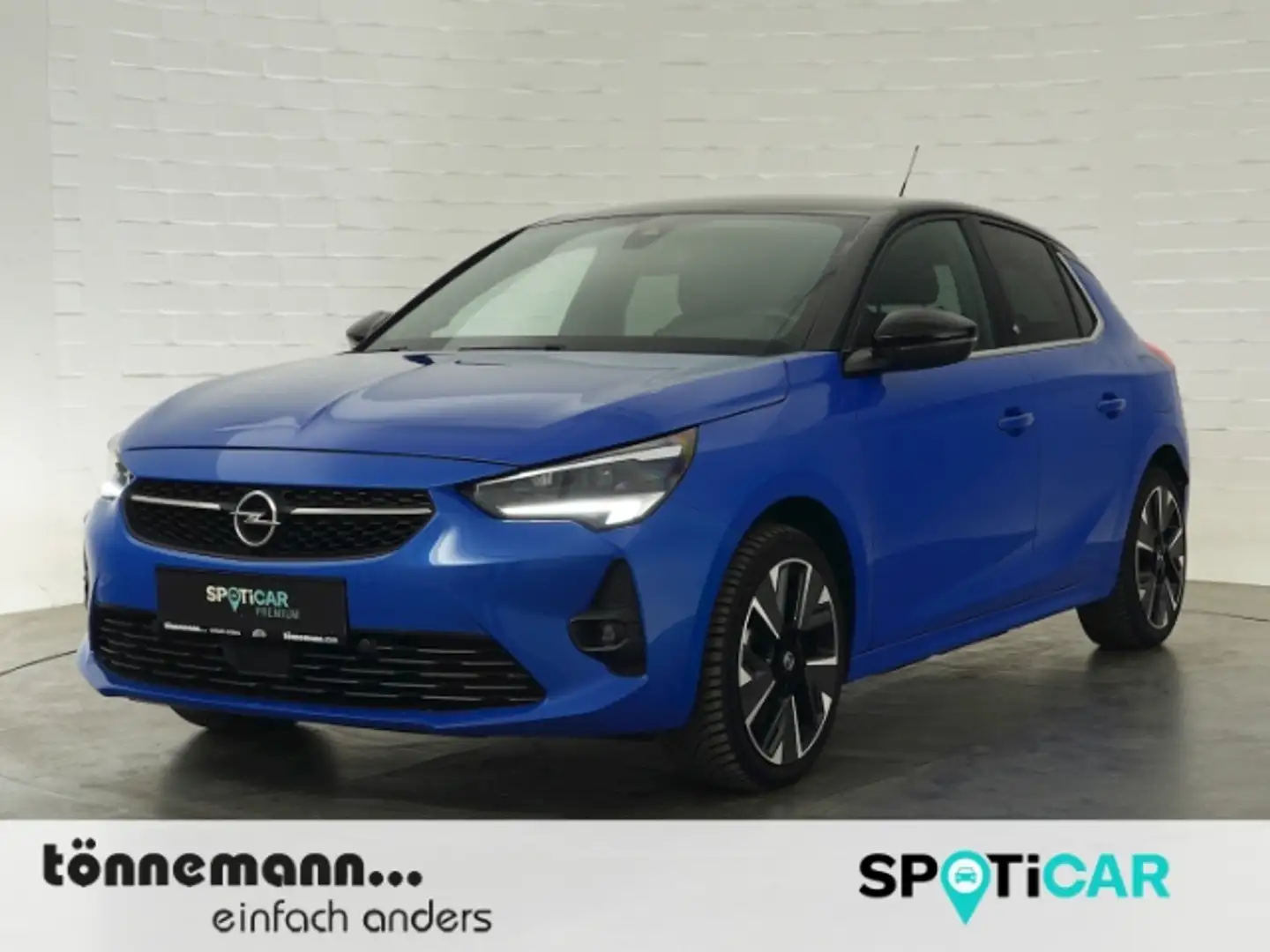 Opel Corsa-e F ULTIMATE 50kWH AT+LED MATRIX+NAVI+MASSAGESITZ+SI Bleu - 1