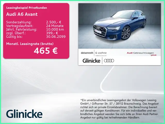 2024 Audi A6 in Blue for sale