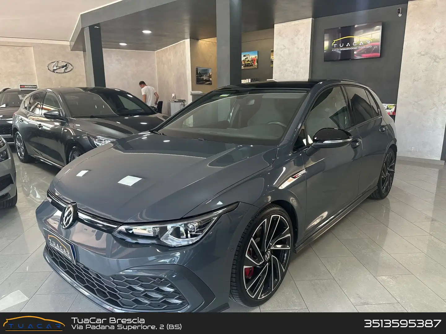 Volkswagen Golf GTI 2.0 TSI DSG 245 CV TETTUCCIO Grigio - 1