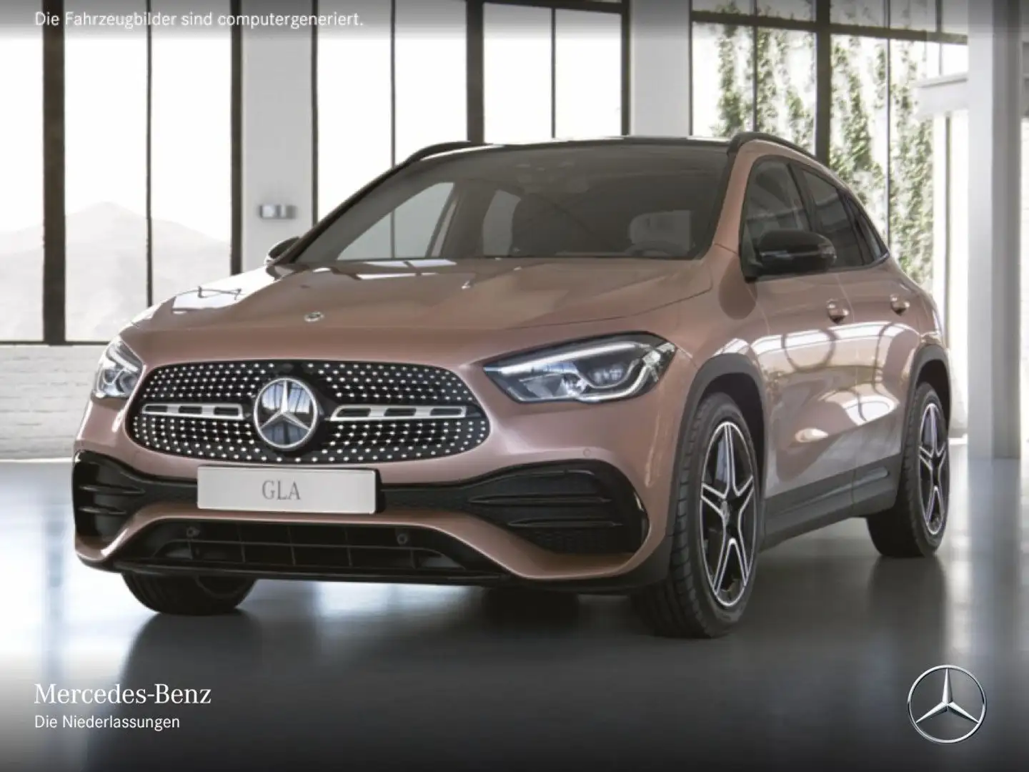 Mercedes-Benz GLA 250 e AMG+NIGHT+PANO+AHK+LED+KAMERA+19"+TOTW Bronze - 2