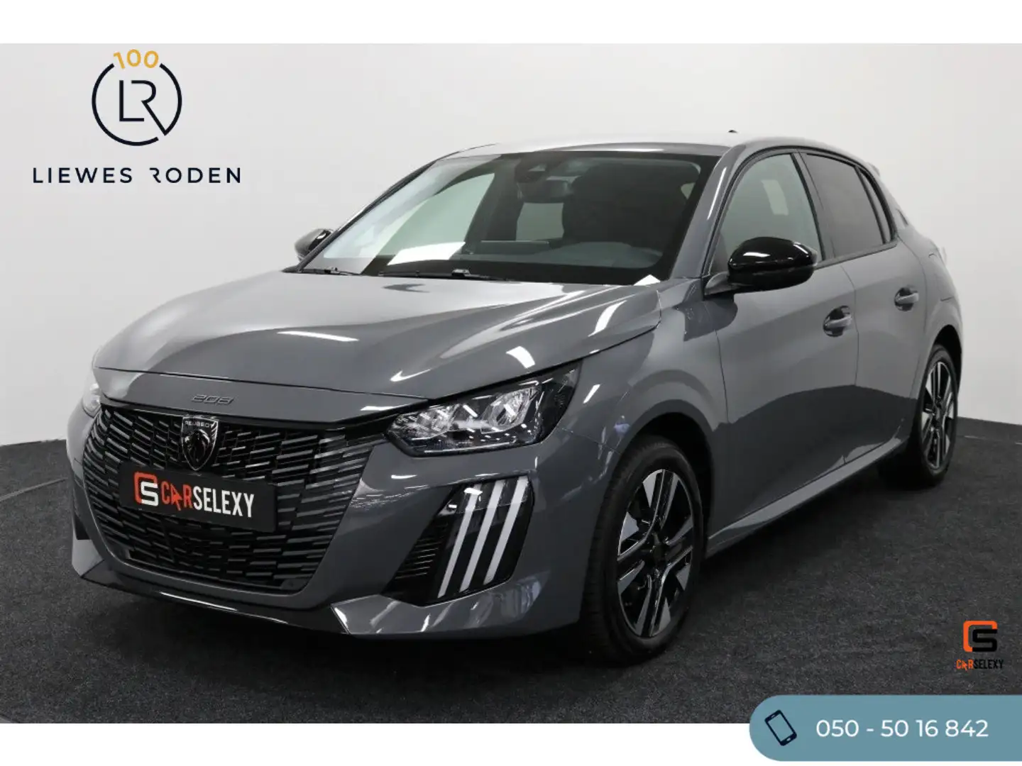 Peugeot 208 Hybrid e-DCS6 Allure (Automaat) Grijs - 1