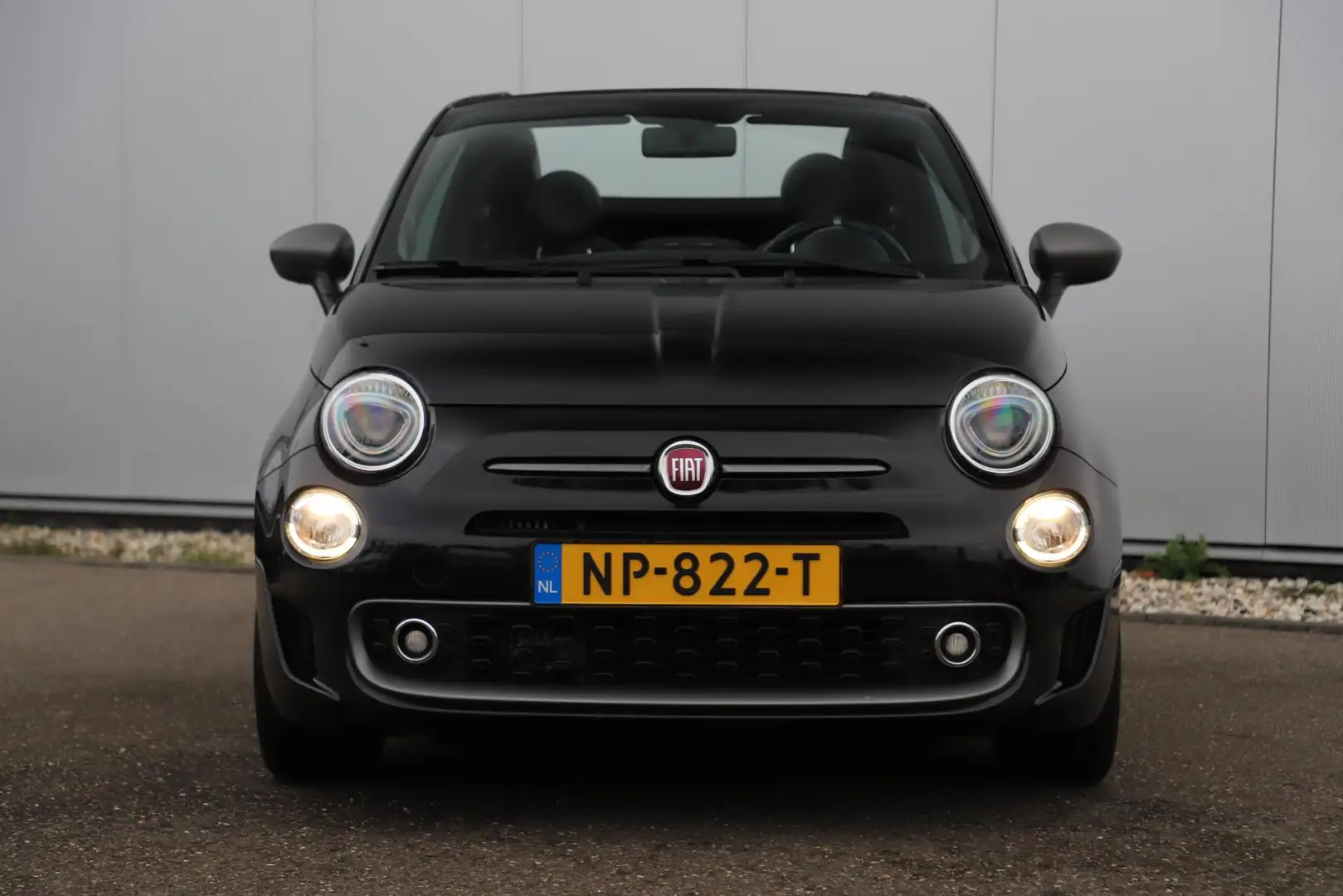 Fiat 500C 0.9 TwinAir Turbo Sport Schuifdak Half Leder 16 in Zwart - 2