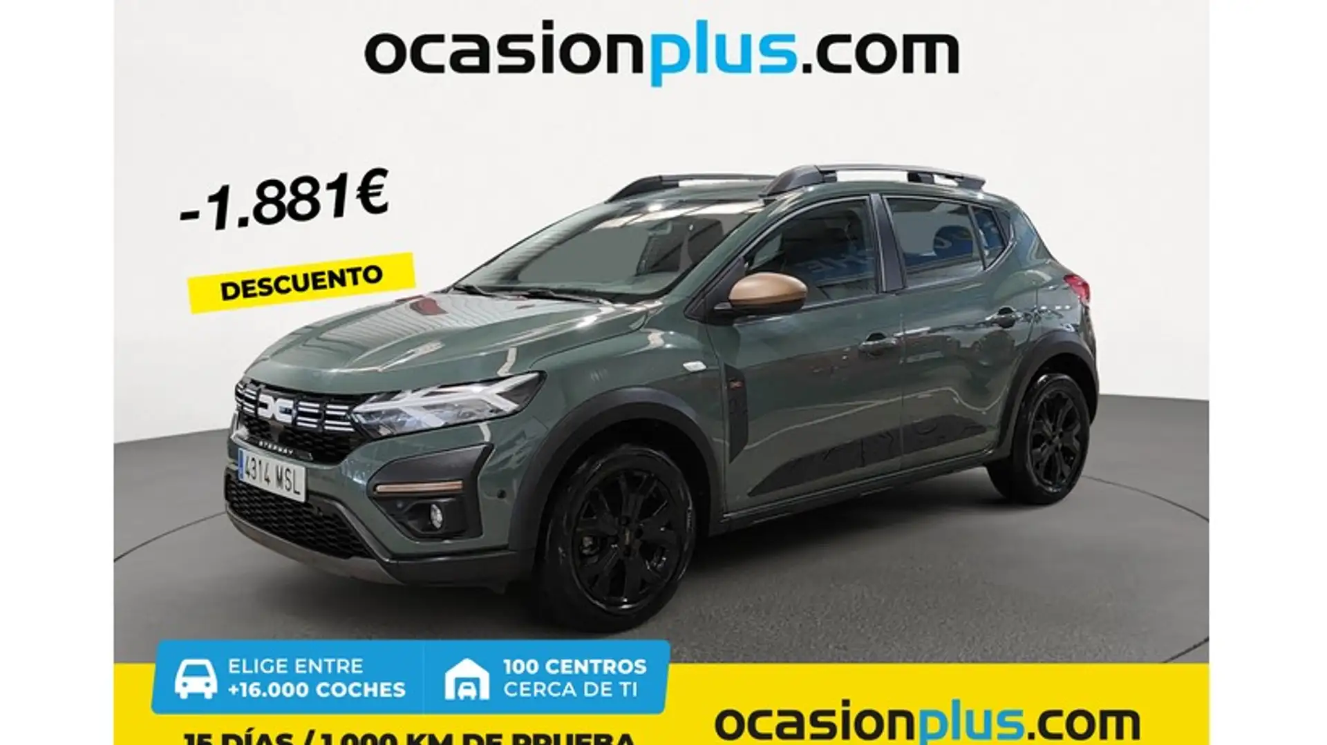 Dacia Sandero Stepway TCe Extreme Go 81kW Verde - 1