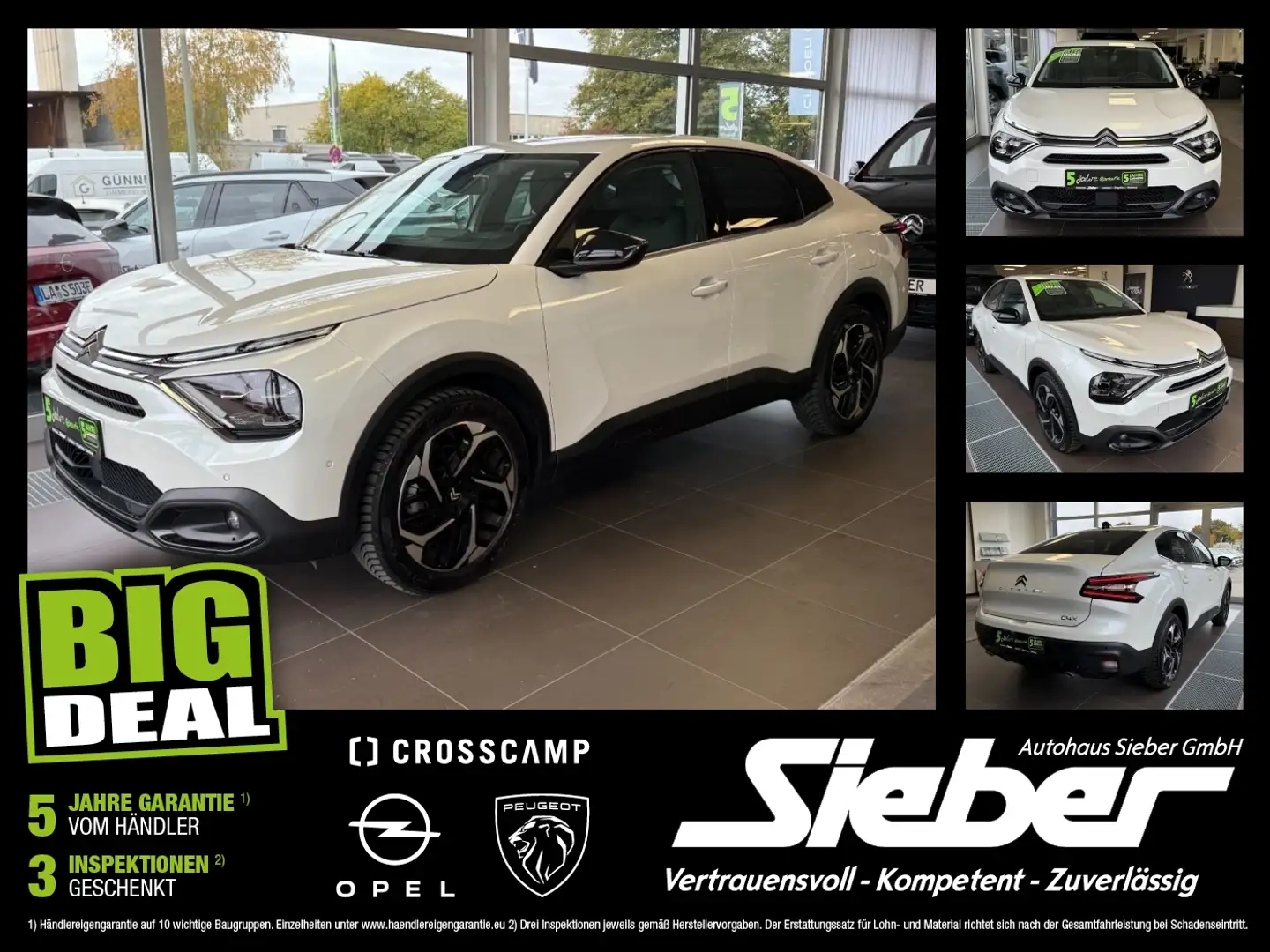 Citroen C4 X 1.2 PureTech 130 S&S Shine 2xKlima AUT HUD Weiß - 1