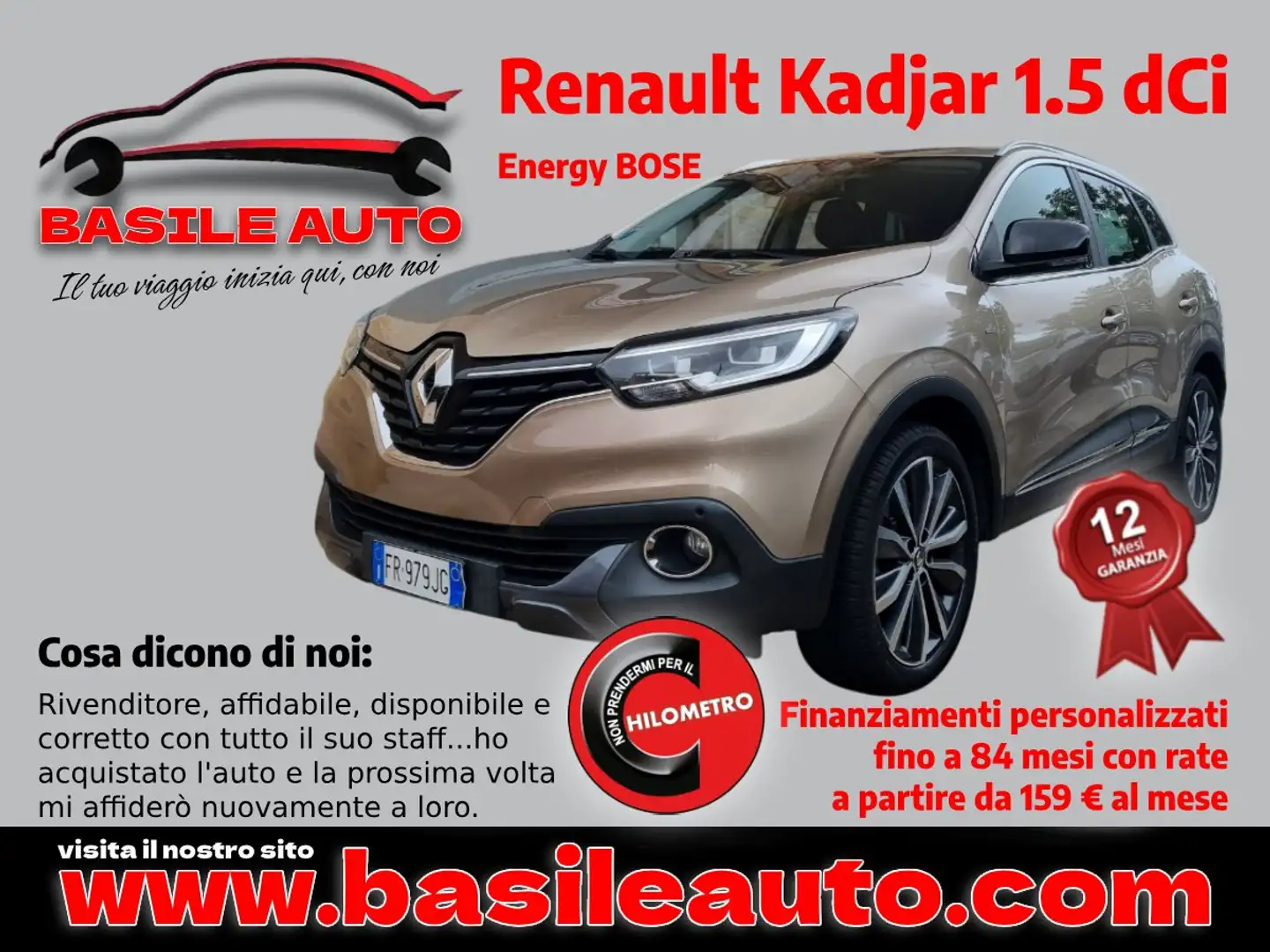 Renault Kadjar Kadjar 1.5 dci energy Bose 110cv edc - 1