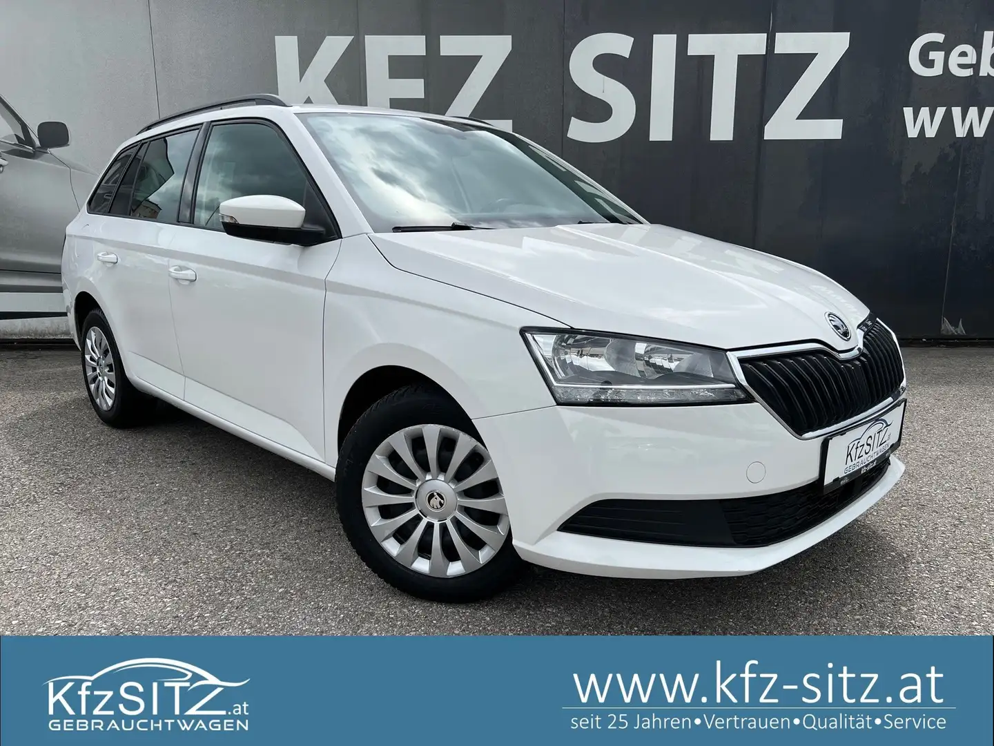 Skoda Fabia Combi Ambition 1,0 TSI | NAVI/SHZ/TEMP Weiß - 1
