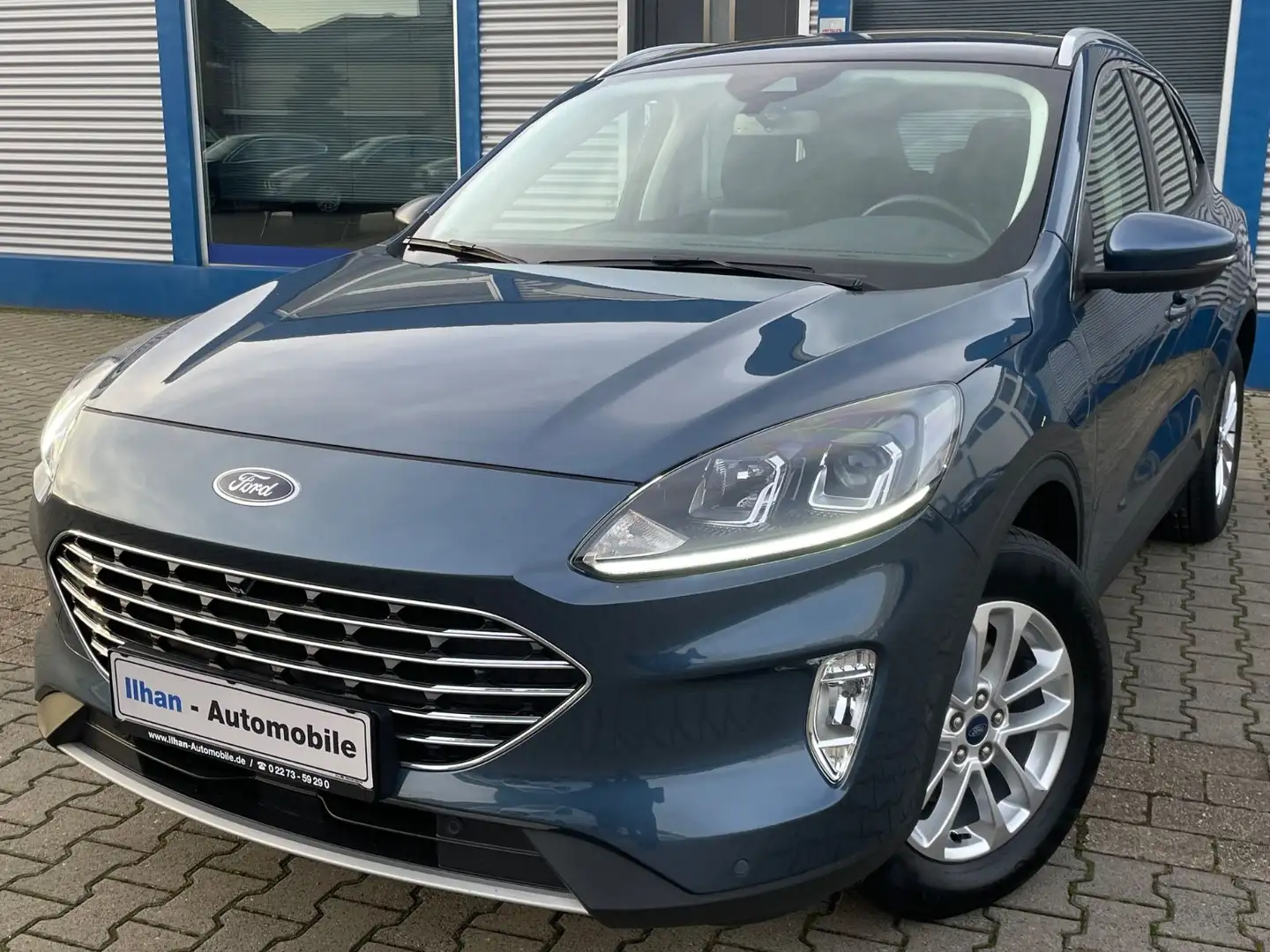 Ford Kuga Plug-In Hybrid Titaniu*LED*PANO*RCAM*PDC* Bleu - 1