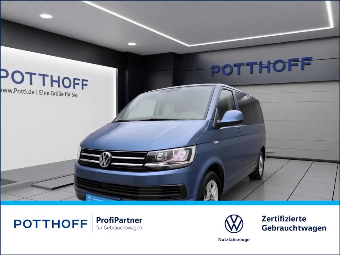 Volkswagen T6 Multivan 2.0 TDI DSG COMFORTLINE AHK ACC NAVI KLIMA Blau - 1