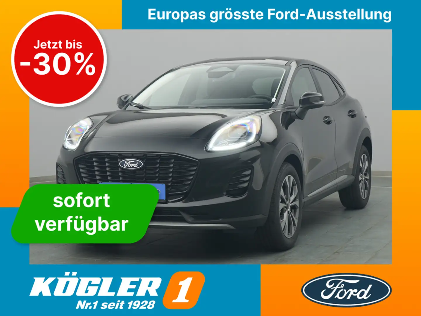 Ford Puma Titanium 155PS Aut./Winter-P./Navi -20%* Schwarz - 1