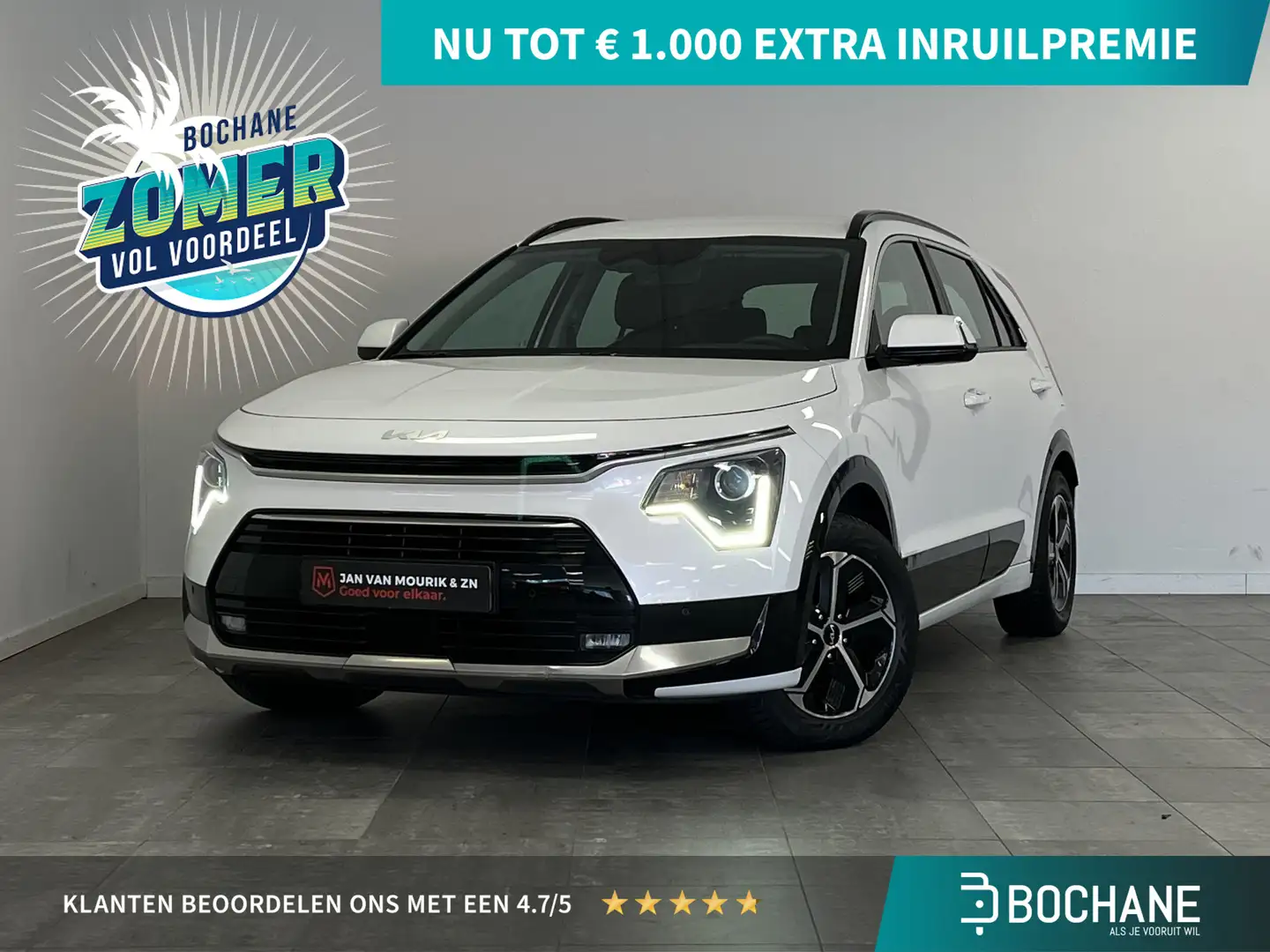 Kia Niro 1.6 GDi Hybrid DynamicLine | 1e-Eig. | Carplay | C Blanc - 1