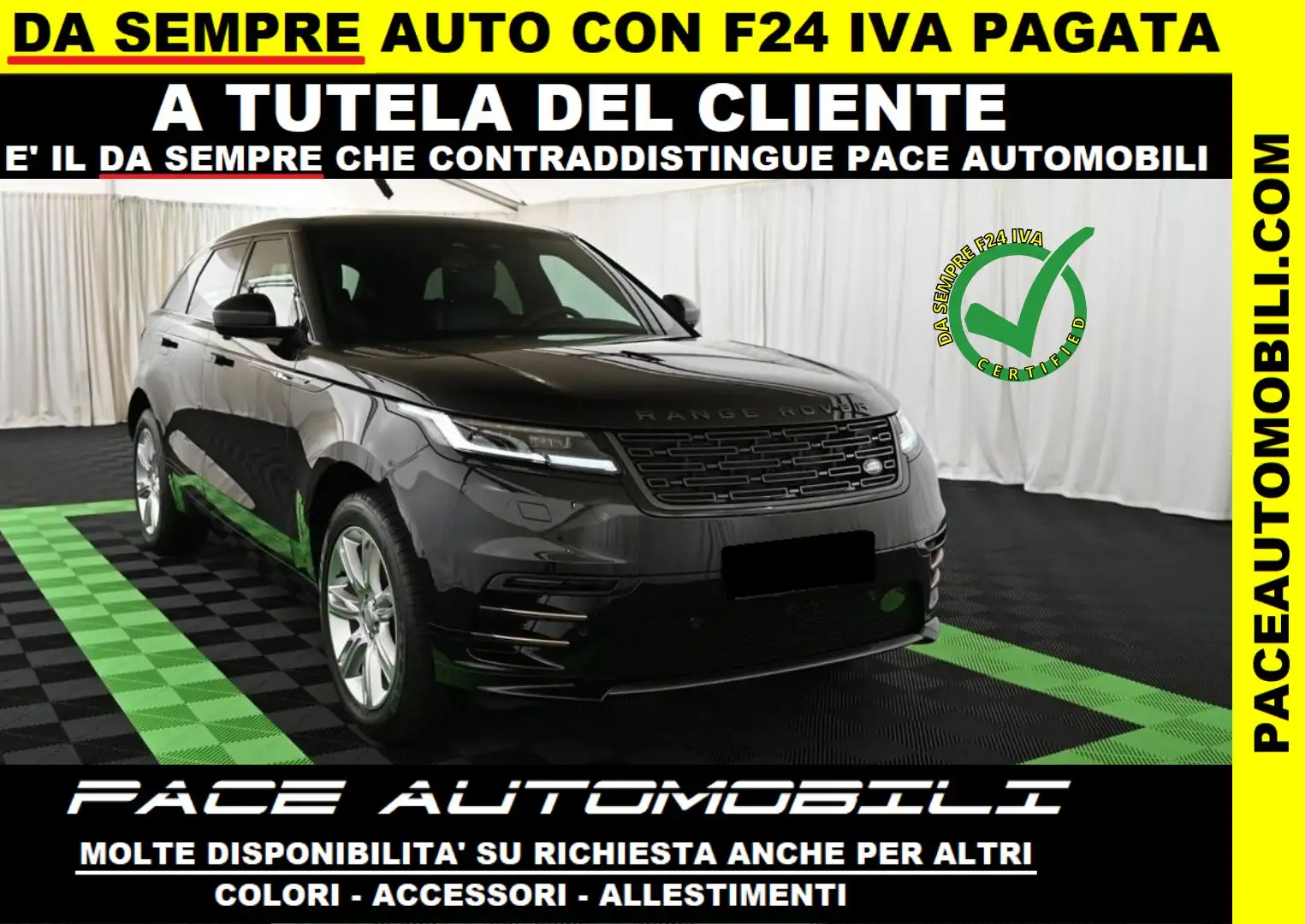 Land Rover Range Rover Velar SE NEW 2024 D200 BLACK PACK R DYNAMIC RDYNAMIC PDC Nero - 1