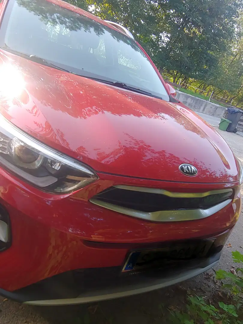 Kia Stonic Stonic 1,25 MPI ISG Silber Silber Rot - 1