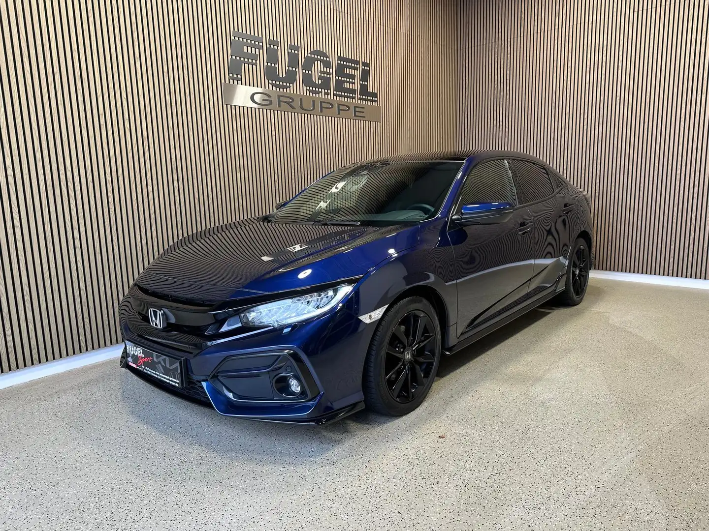Honda Civic 1.5 i-VTEC Turbo CVT Sport Plus LED|PANO|NAVI|SHZ Blau - 2