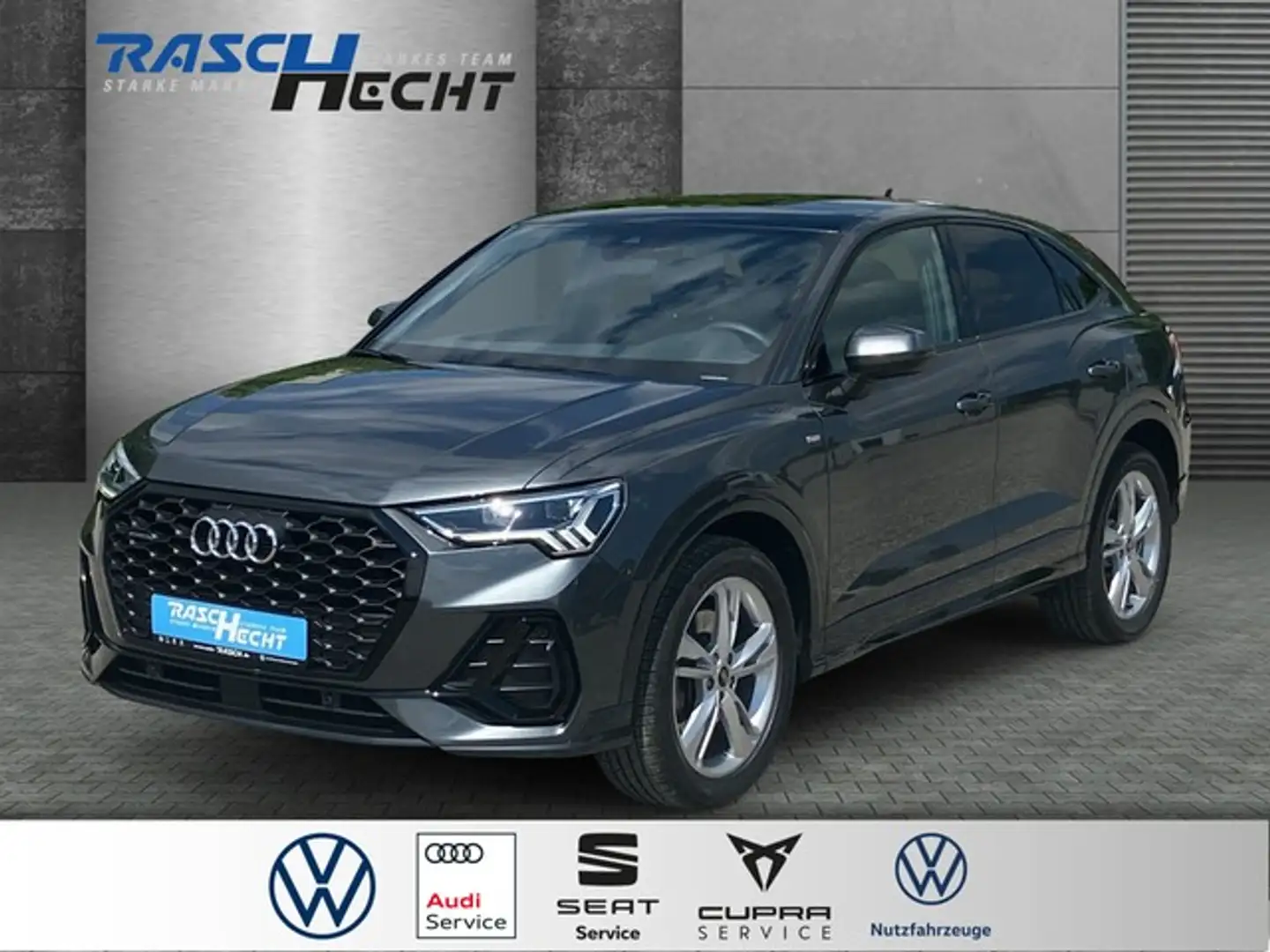 Audi Q3 Sportback S line 40 TFSI quattro Stronic*AHK Grau - 1