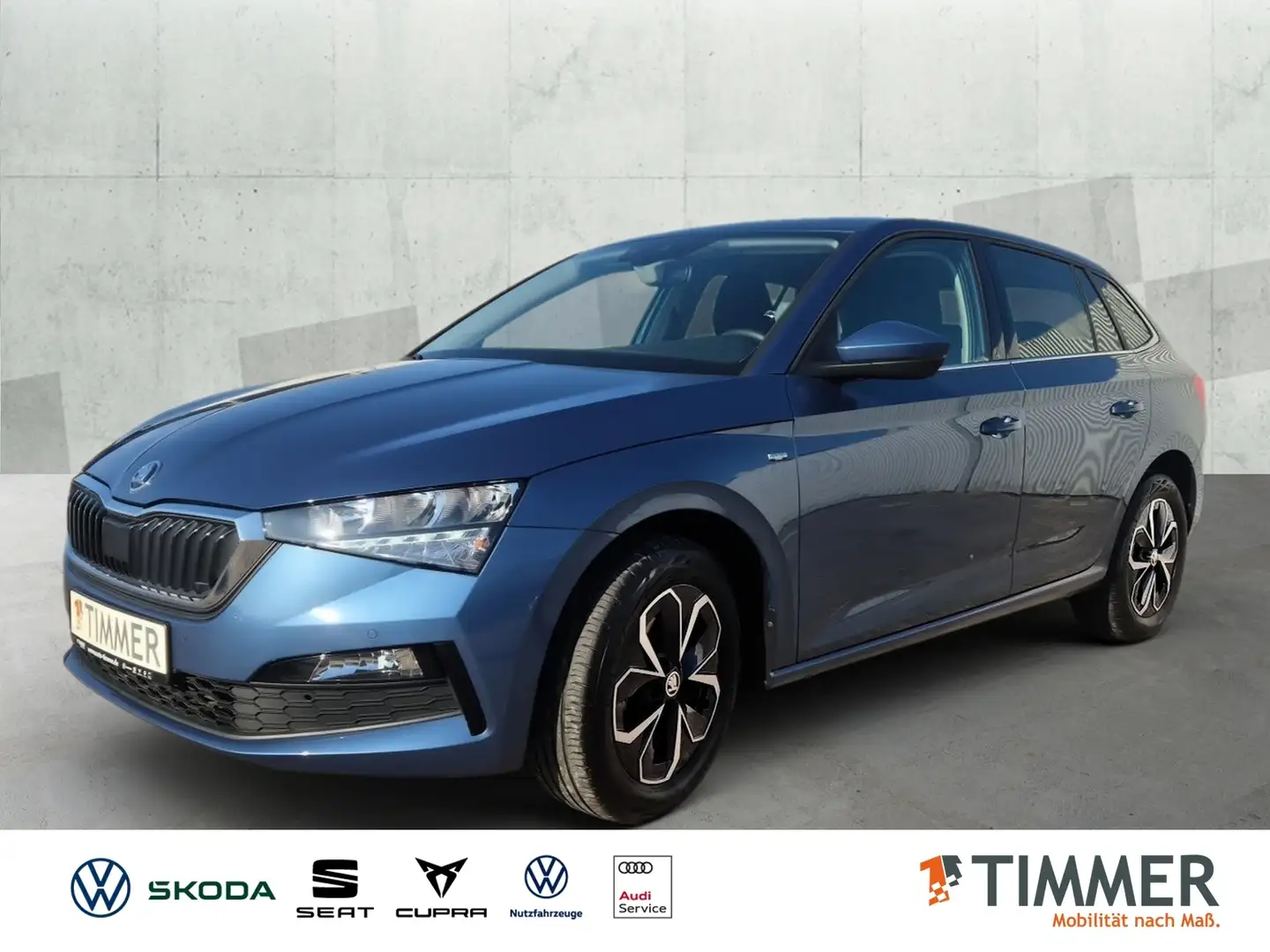 Skoda Scala 1.0 TSI DRIVE *LED *SHZ *TEMPO *LM *DAB *CLIMA * Bleu - 1