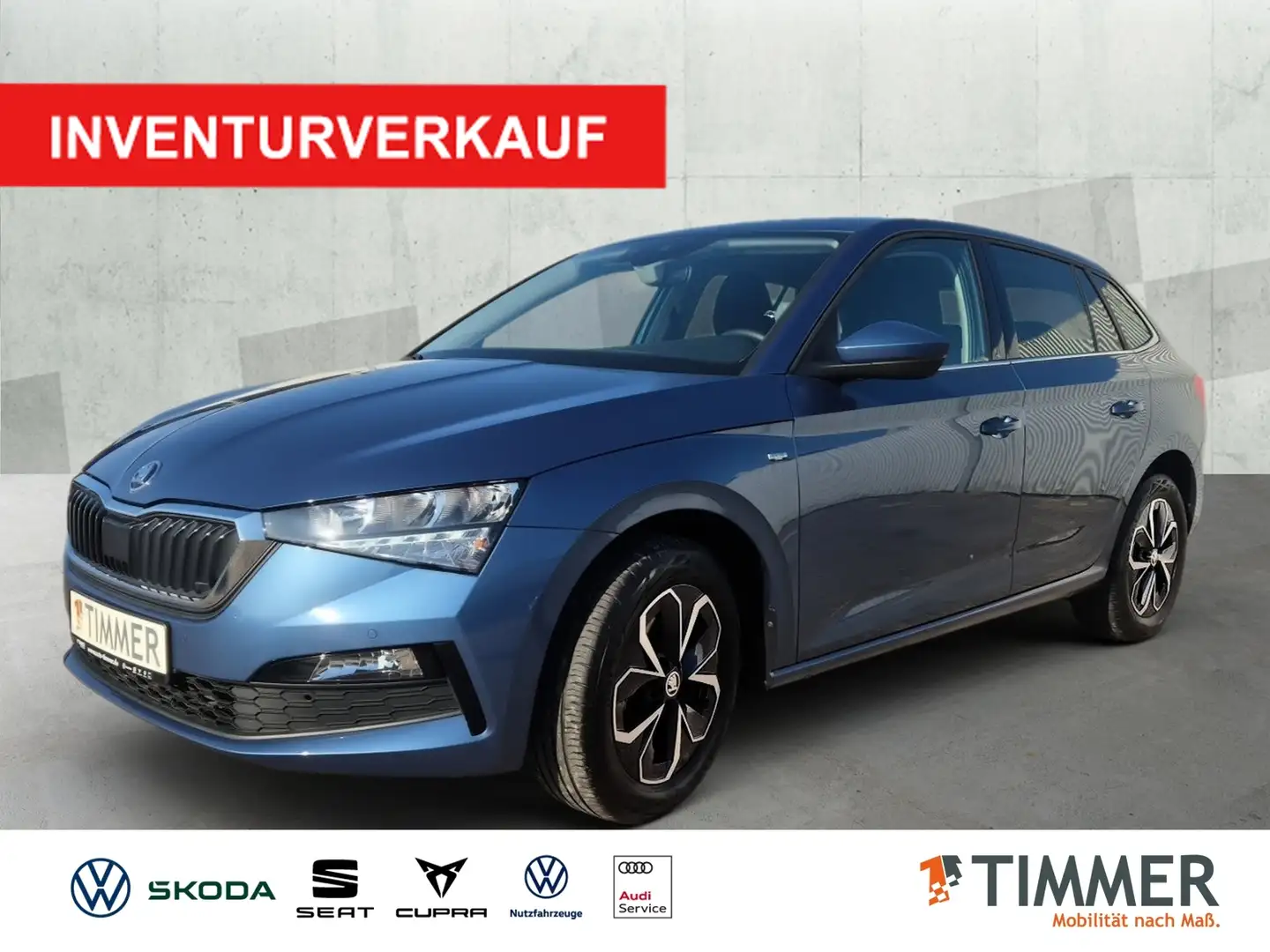 Skoda Scala 1.0 TSI DRIVE *LED *SHZ *TEMPO *LM *DAB *CLIMA * Blu/Azzurro - 1