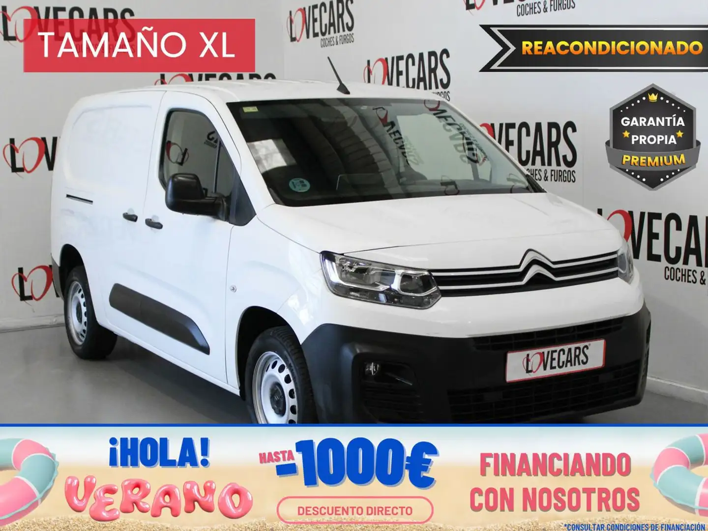Citroen Berlingo Combi BlueHDi S&S Talla XL Plus 100 Wit - 1