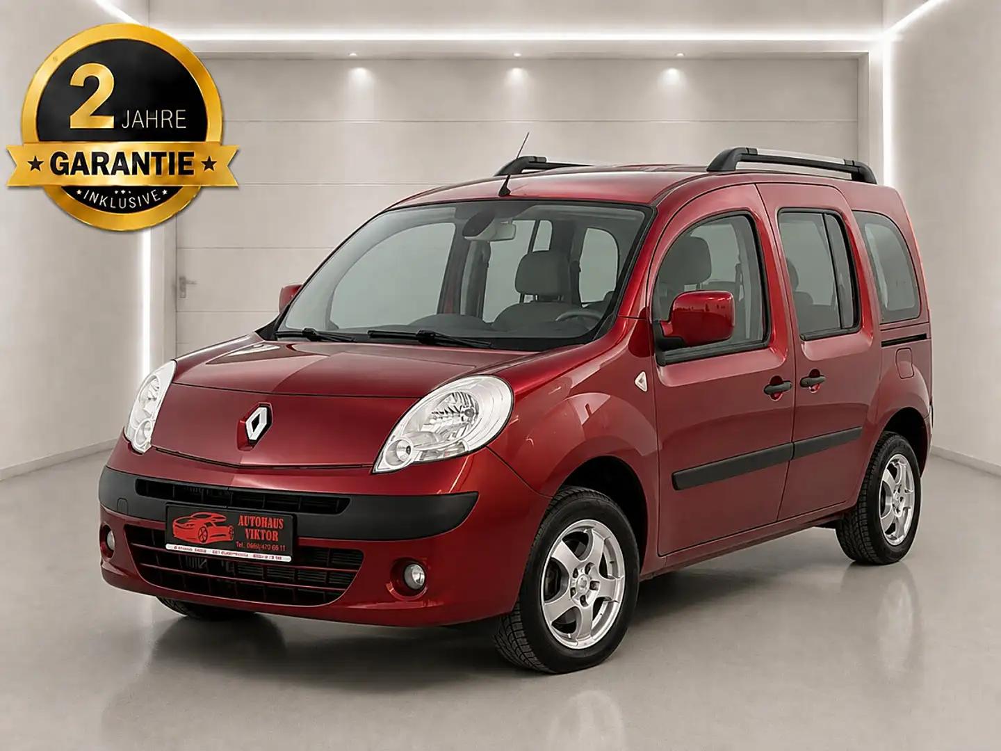 Renault Kangoo Privilège dCi 90 DPF*24 MONATE GARANTIE* Rot - 1