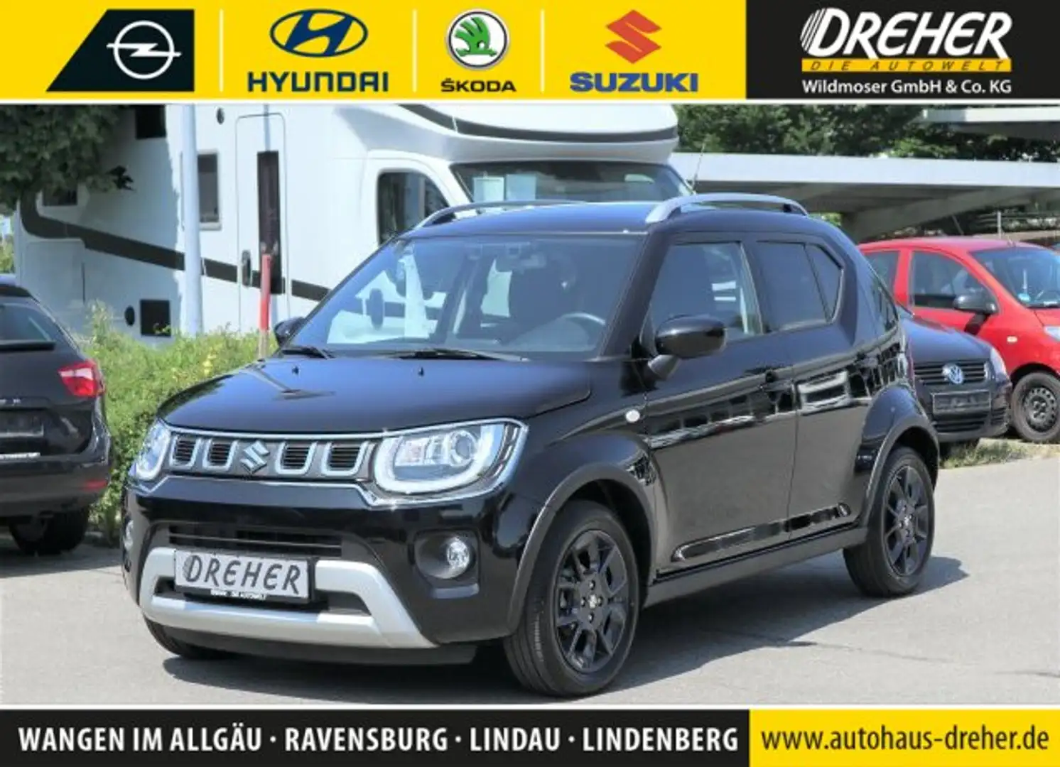 Suzuki Ignis Ignis 1.2 SHVS Comfort + Navi/Klima/LED/Kamera NSW Schwarz - 1