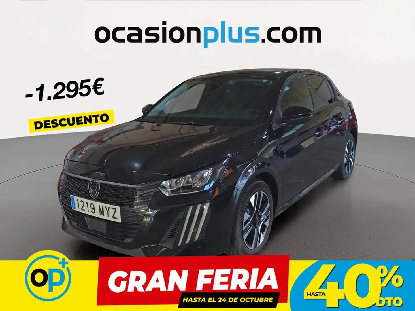 Peugeot 208 1.2 Puretech S&S Allure 100 Negro - 1