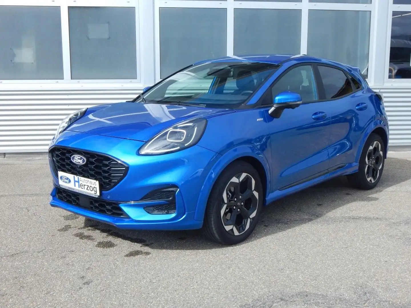 Ford Puma 1.0 EcoBoost Hybrid Aut. ST-LINE X Blau - 1