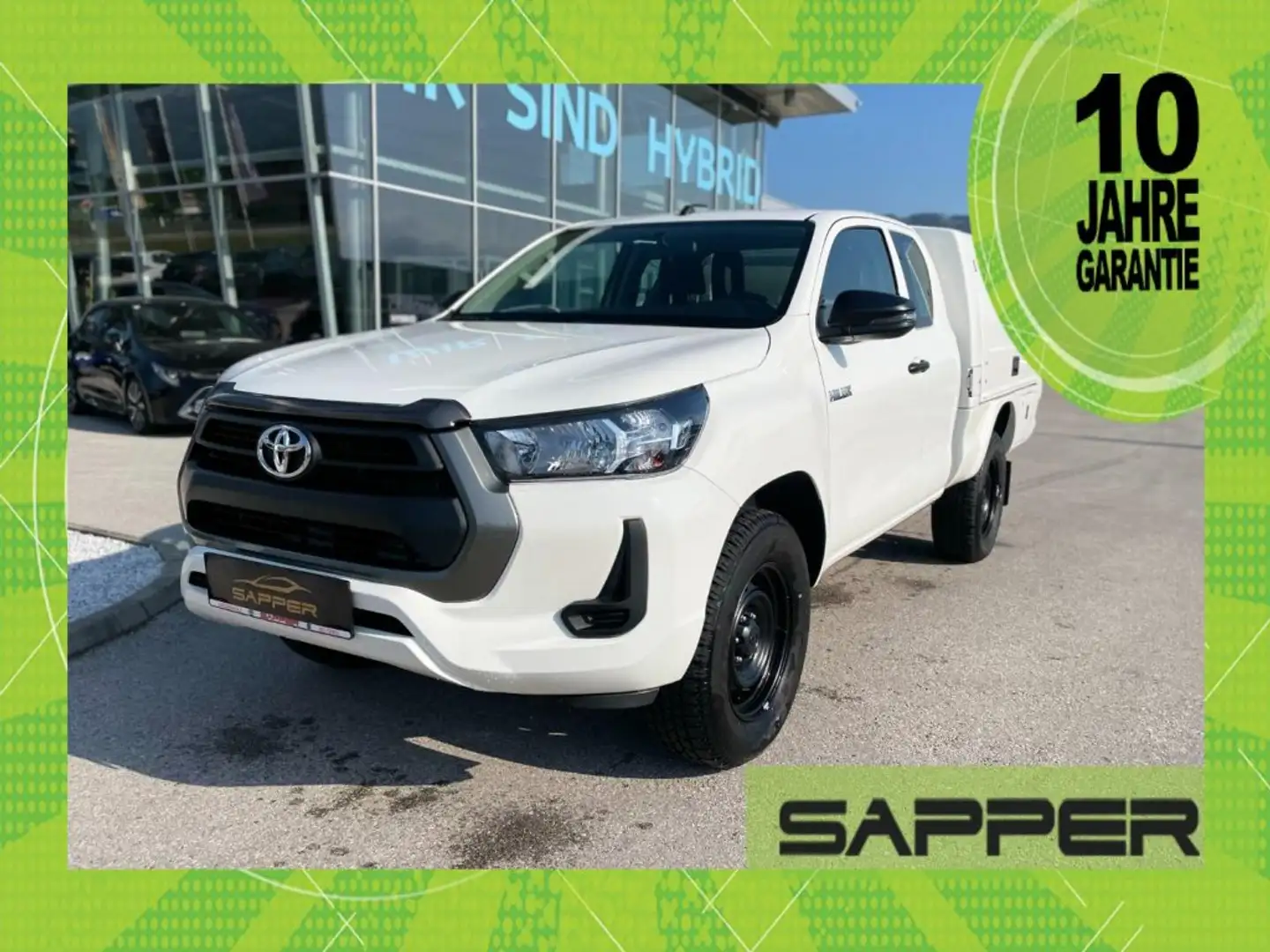 Toyota Hilux X-tra Cab Country 4WD 2,4 D-4D Weiß - 1