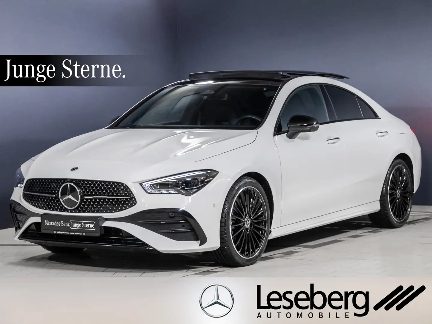 Mercedes-Benz CLA 200 CLA 200 Coupé AMG Multibeam/Pano/Night/Distronic Weiß - 1