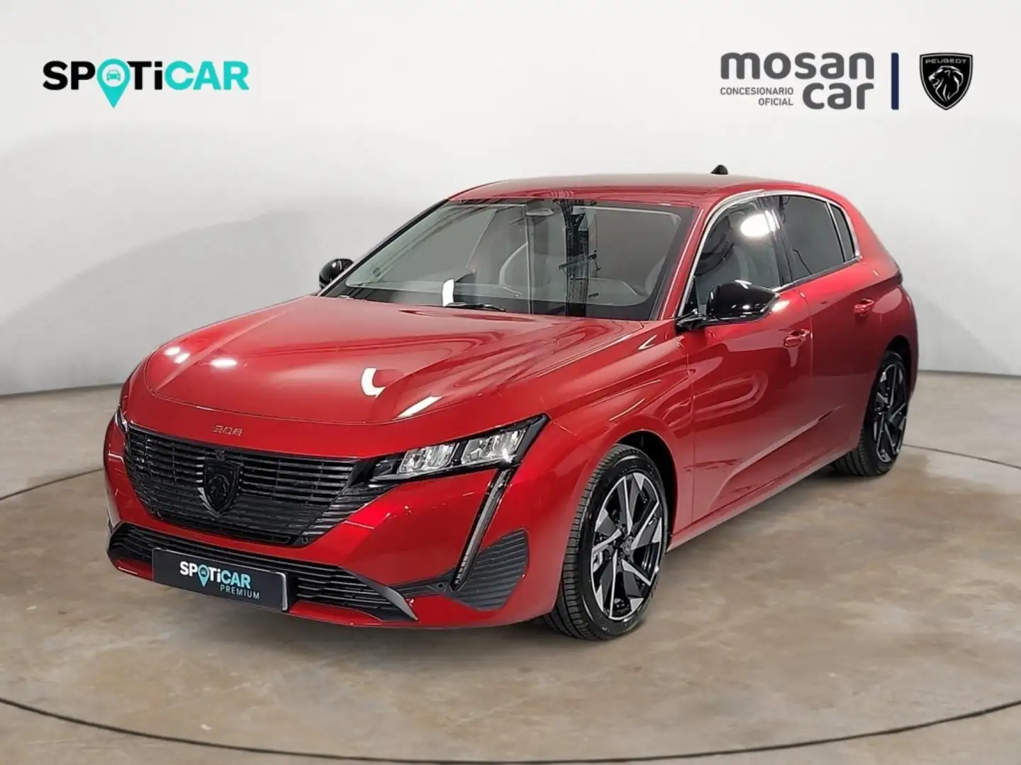 Peugeot 308 1.5 BLUEHDI 130 EAT8 ALLURE GPS LL17 RADAR AR+CAM Rojo - 1