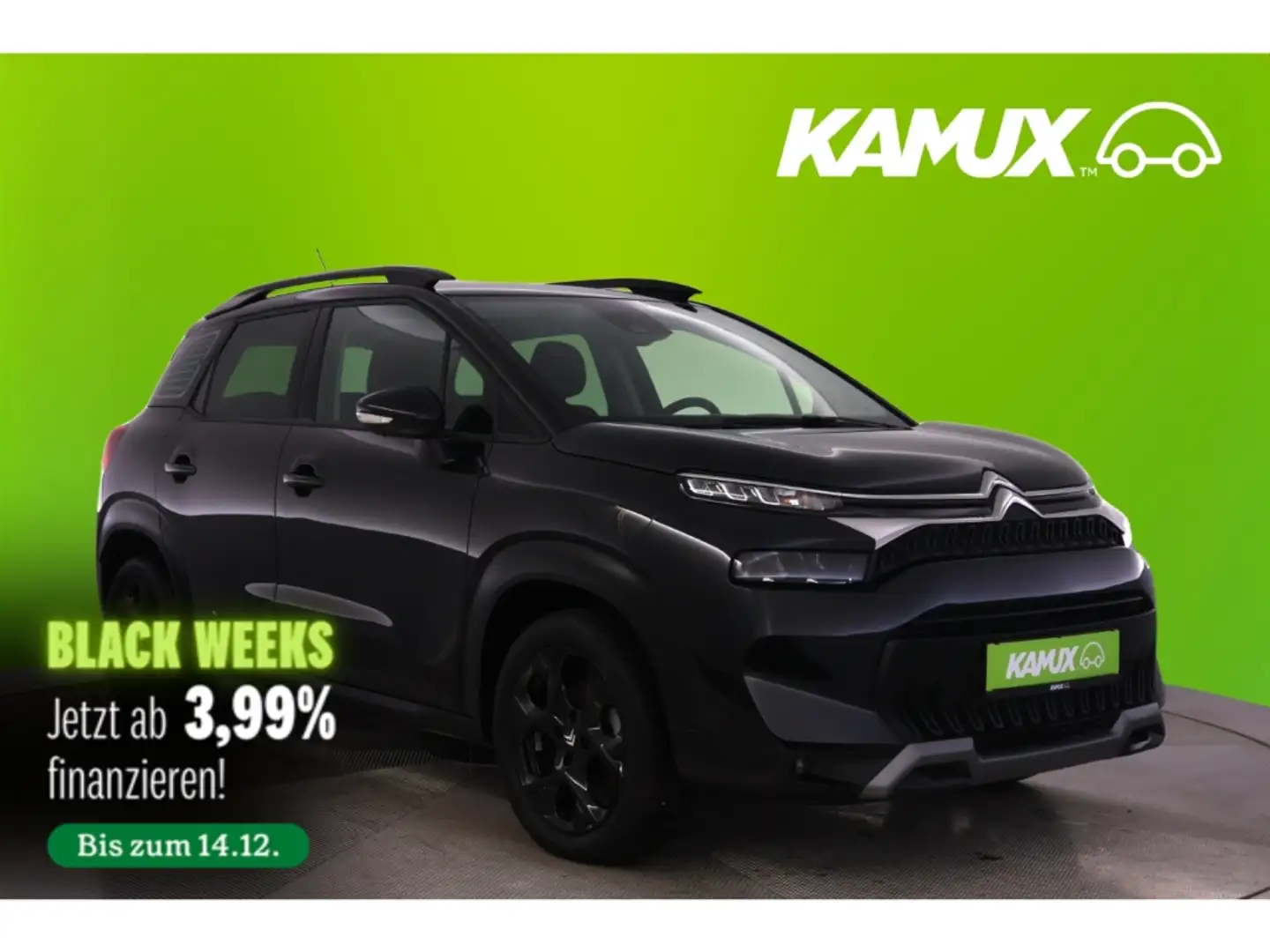 Citroen C3 Aircross 1.2PureTech 110 Max+LED+NAVI+KAMERA Black - 1