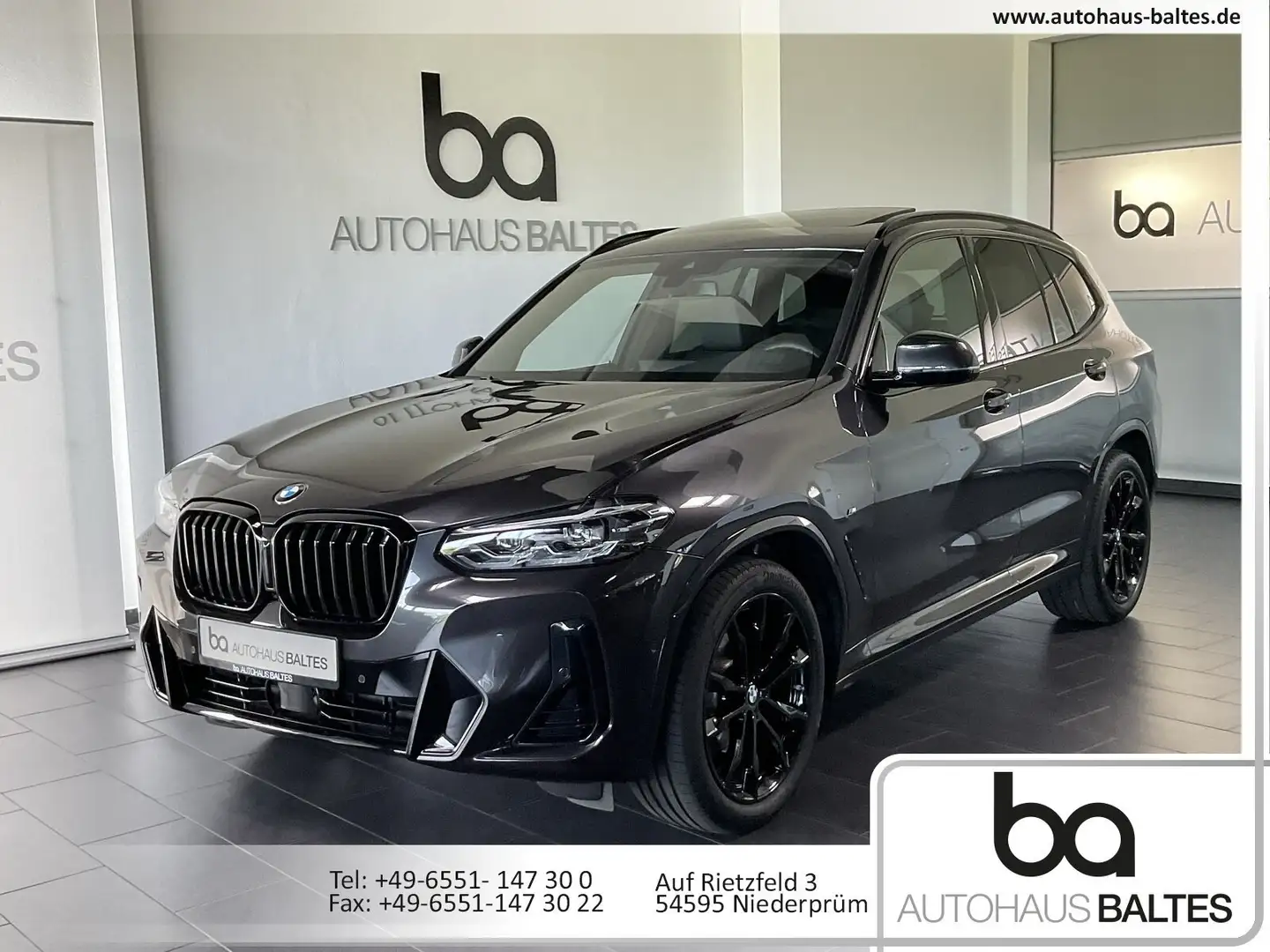 BMW X3 X3 xDrive20d M Sport 20"/Pano/Driv/ACC/Park/AHK Gris - 1