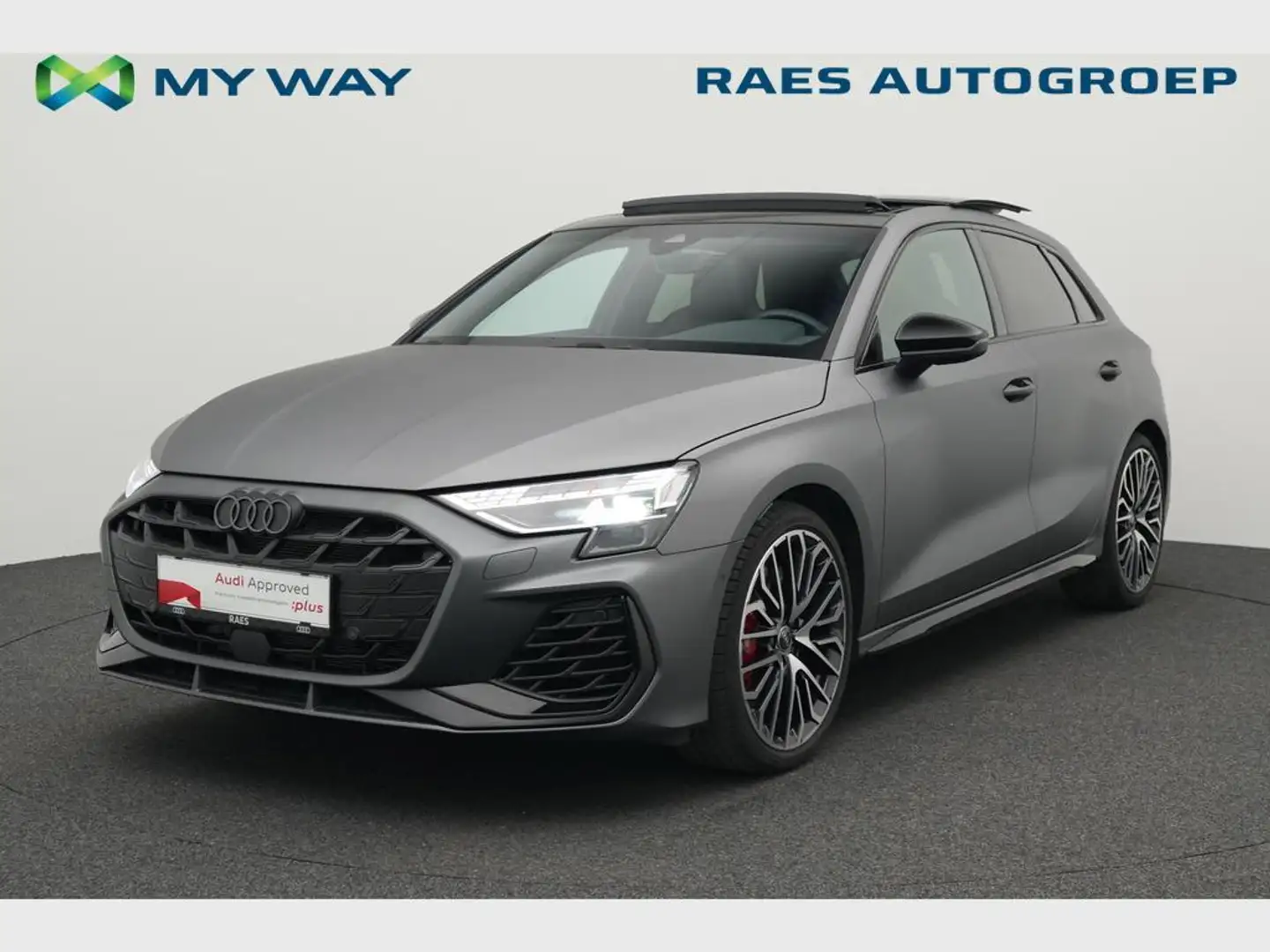 Audi S3 Sportback -Audi exclusive Matt Daytonagrijs- 2.0 TFSI Quattro S tronic -Akrapovič Exhaust System- Grau - 1