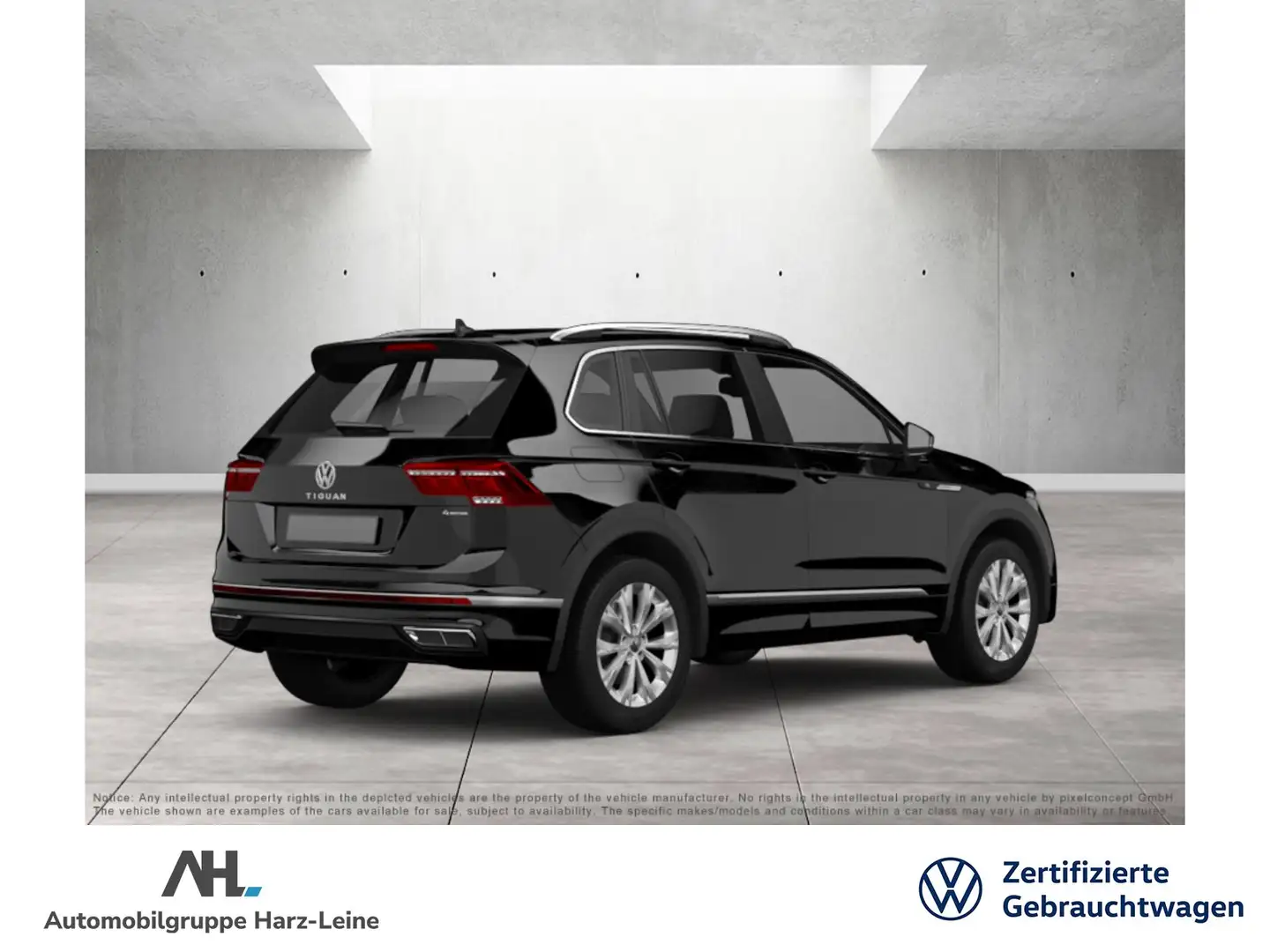 Volkswagen Tiguan 1.4 TSI eHybrid R-Line DSG Matrix Navi ACC Pano AH Schwarz - 2