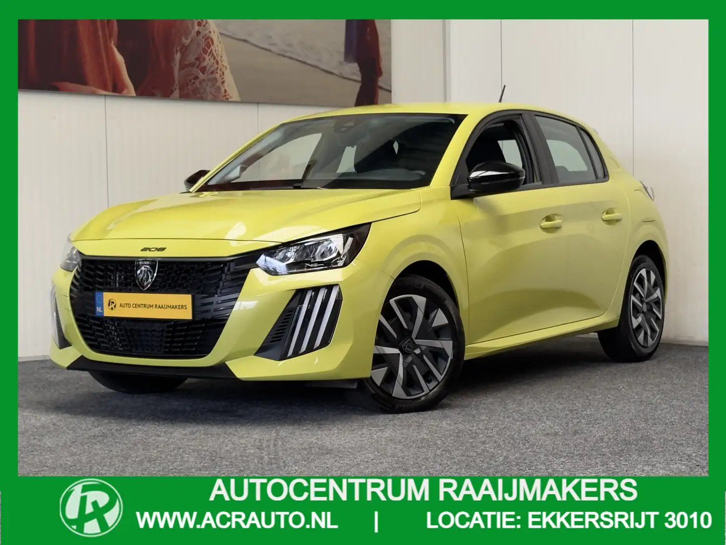 Peugeot 208 1.2 ACTIVE 100 PK MODEL 2025 NAVIGATIE VIA APPLE C Jaune - 1