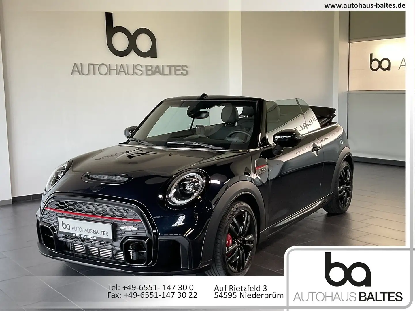 MINI John Cooper Works Cabrio JCW Trim 17"/LED/Kam/Navi/Black Czarny - 1